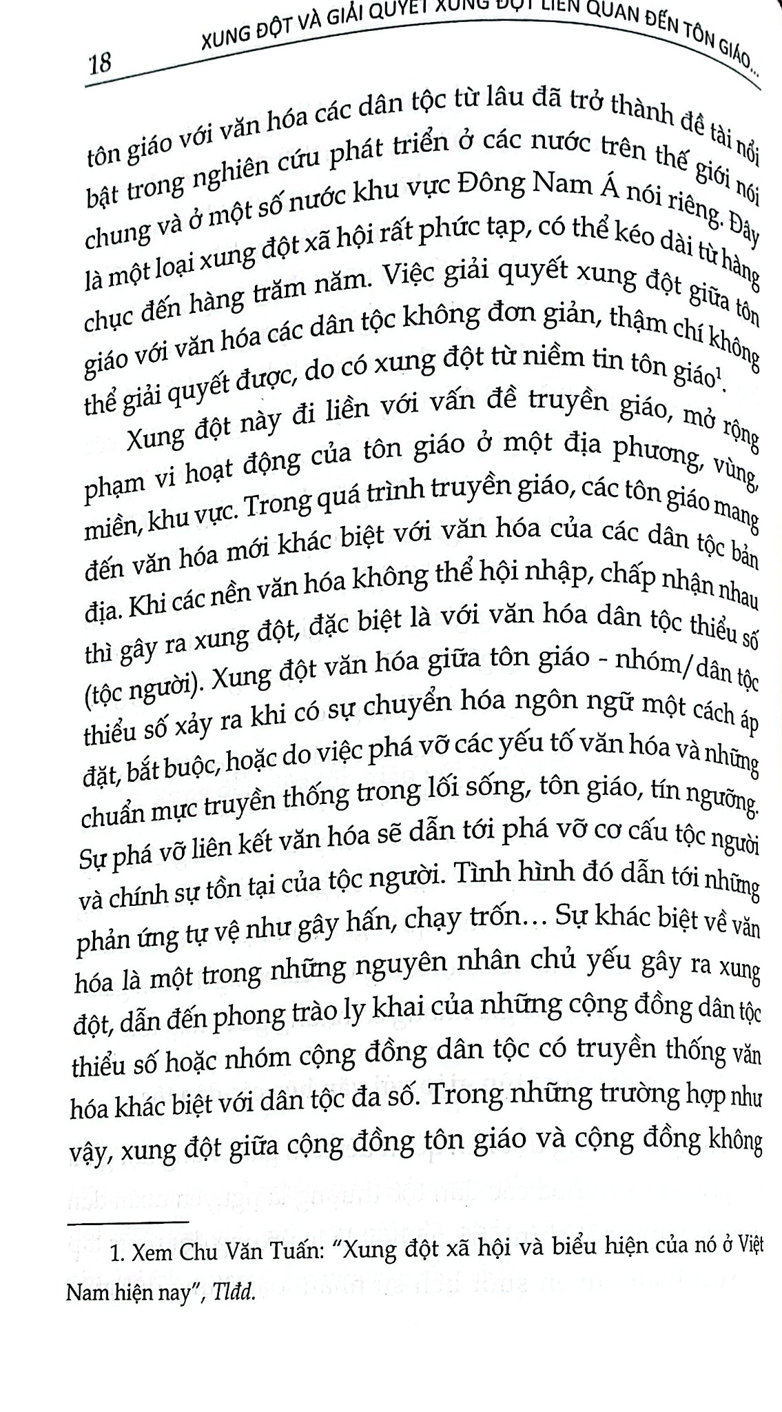 Xung Đột Và Giải Quyết Xung Đột Liên Quan Đến Tôn Giáo Ở Một Số Nước Đông Nam Á Và Hàm Ý Cho Việt Nam - TS. Lê Thị Liên