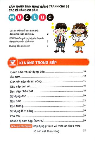  Cẩm Nang Sinh Hoạt Bằng Tranh Cho Bé - Các Kĩ Năng Cơ Bản - Shoji Masako 