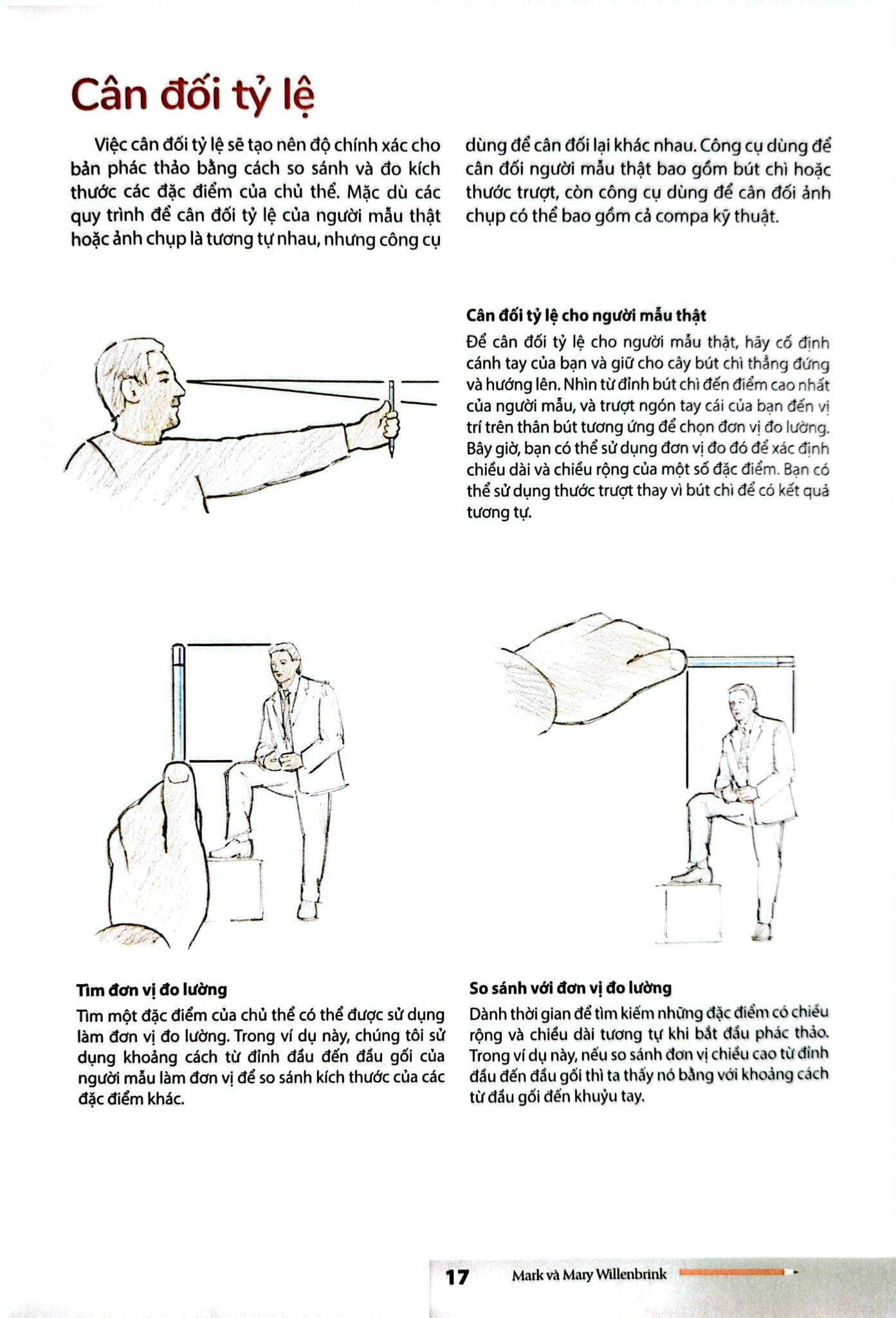 Bí Quyết Vẽ Người Cho Người Mới Bắt Đầu - Mark và Mary Willenbrink