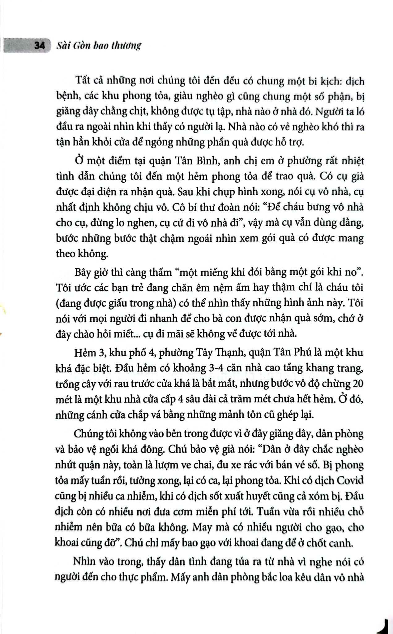 Sài Gòn Bao Thương - Một Góc Ký Ức Về Tình Người Trong Đại Dịch Covid-19 - Vũ Kim Hạnh