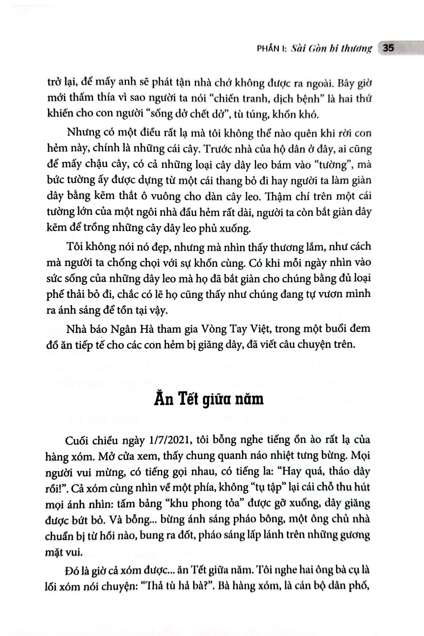 Sài Gòn Bao Thương - Một Góc Ký Ức Về Tình Người Trong Đại Dịch Covid-19 - Vũ Kim Hạnh