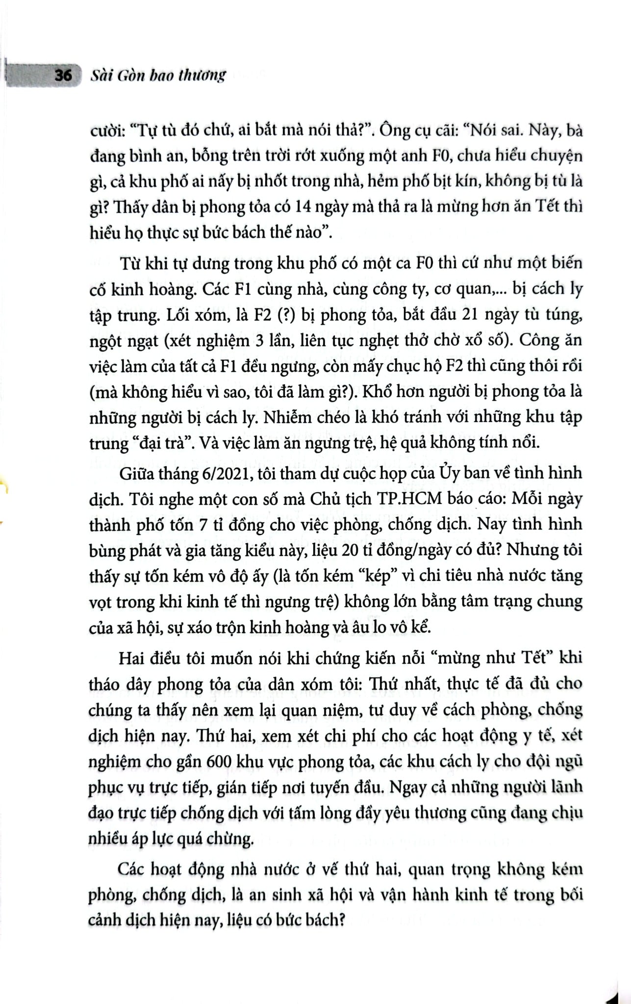 Sài Gòn Bao Thương - Một Góc Ký Ức Về Tình Người Trong Đại Dịch Covid-19 - Vũ Kim Hạnh