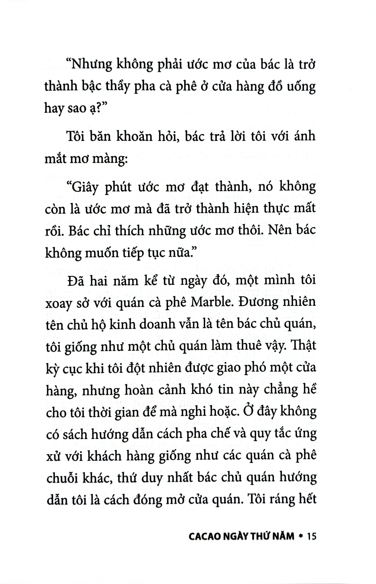 Ca Cao Ngày Thứ Năm - Michiko Aoyama