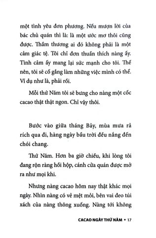  Ca Cao Ngày Thứ Năm - Michiko Aoyama 