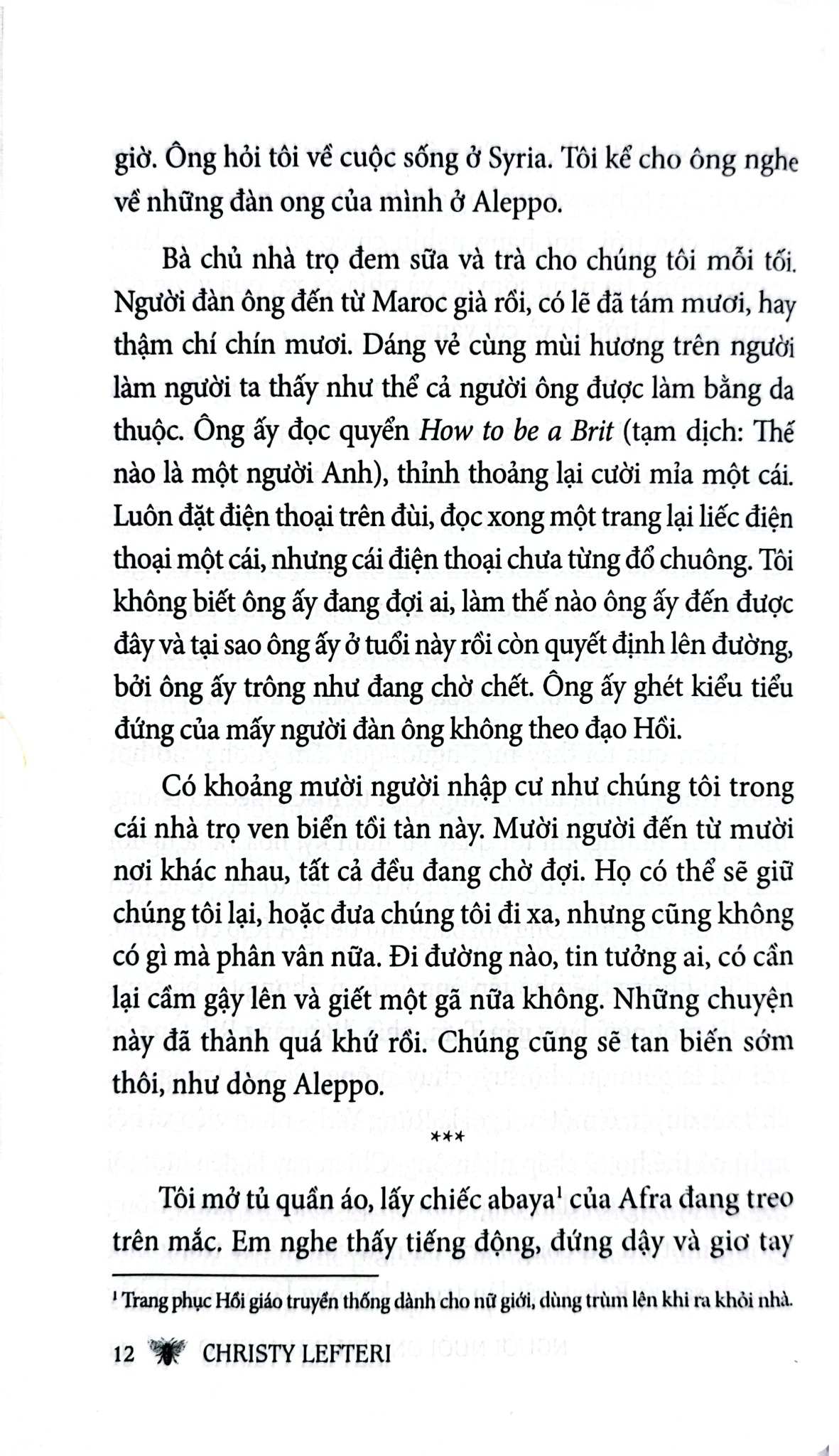 Người Nuôi Ong Thành Aleppo - Christy Lefteri
