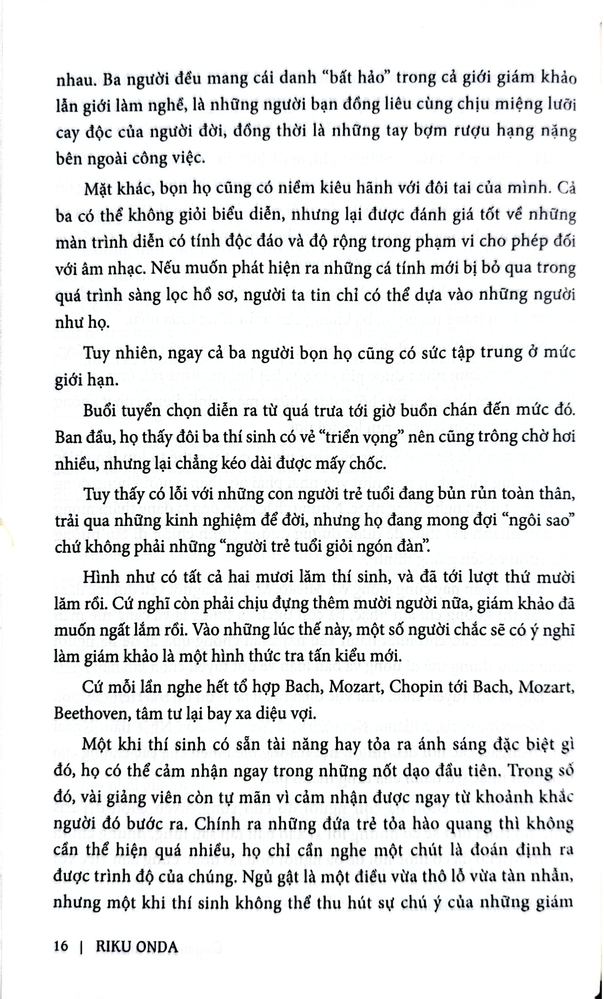 Ong Mật Và Sấm Rền - Riku Onda
