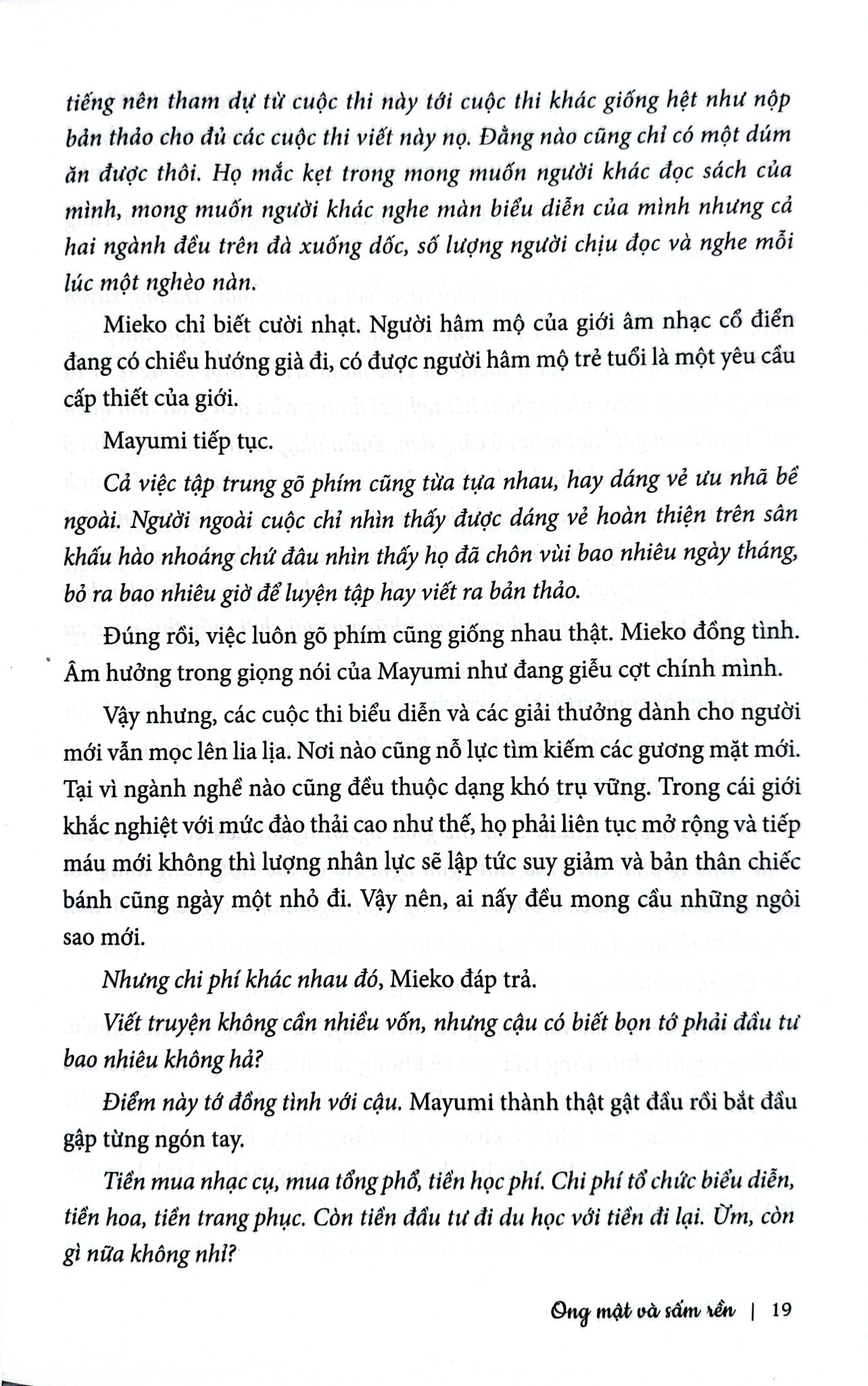 Ong Mật Và Sấm Rền - Riku Onda