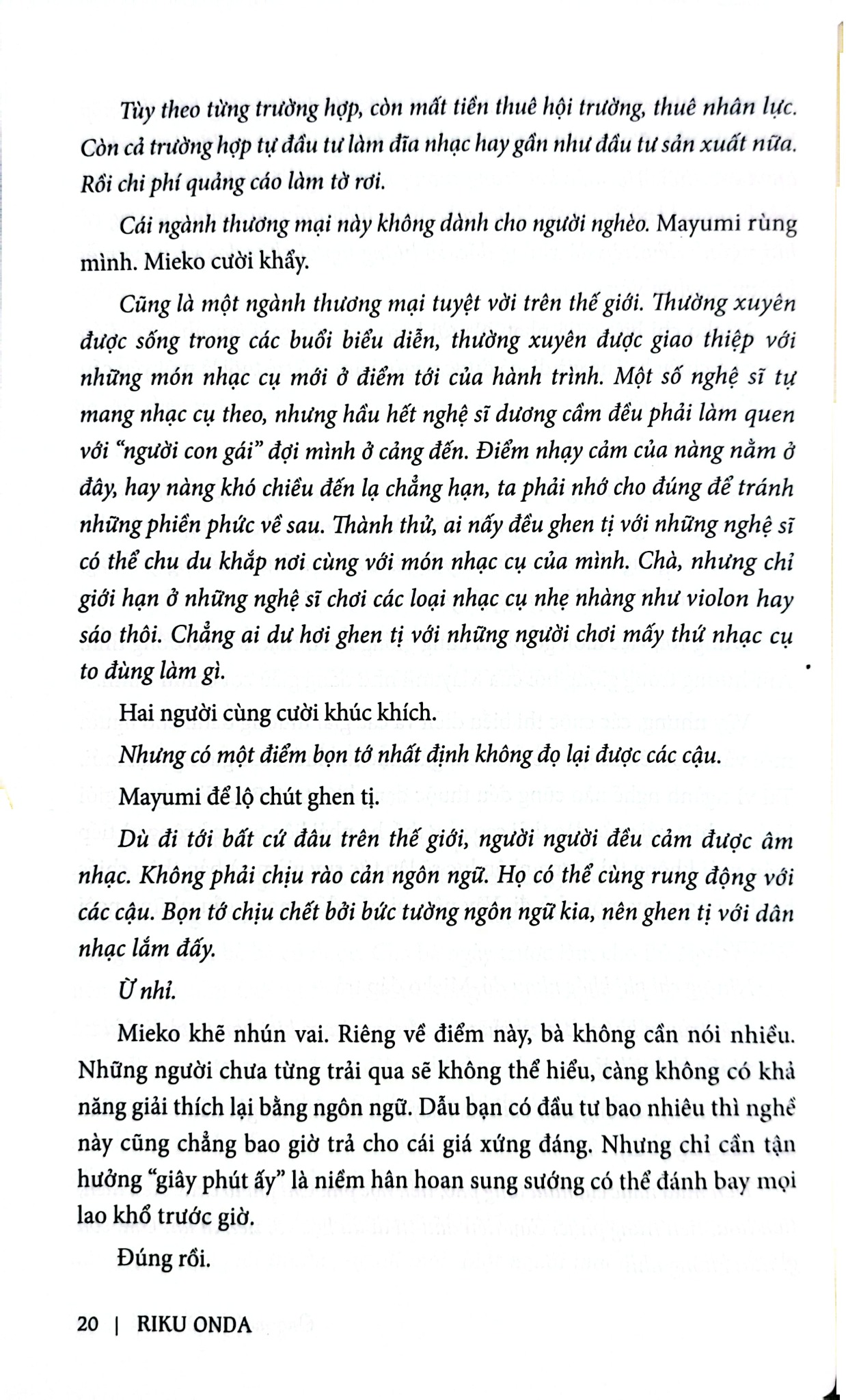 Ong Mật Và Sấm Rền - Riku Onda