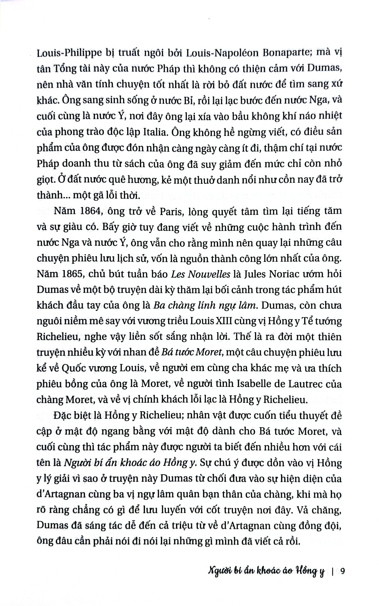 Người Bí Ẩn Khoác Áo Hồng Y (Bìa Cứng) - AlexanDre Dumas