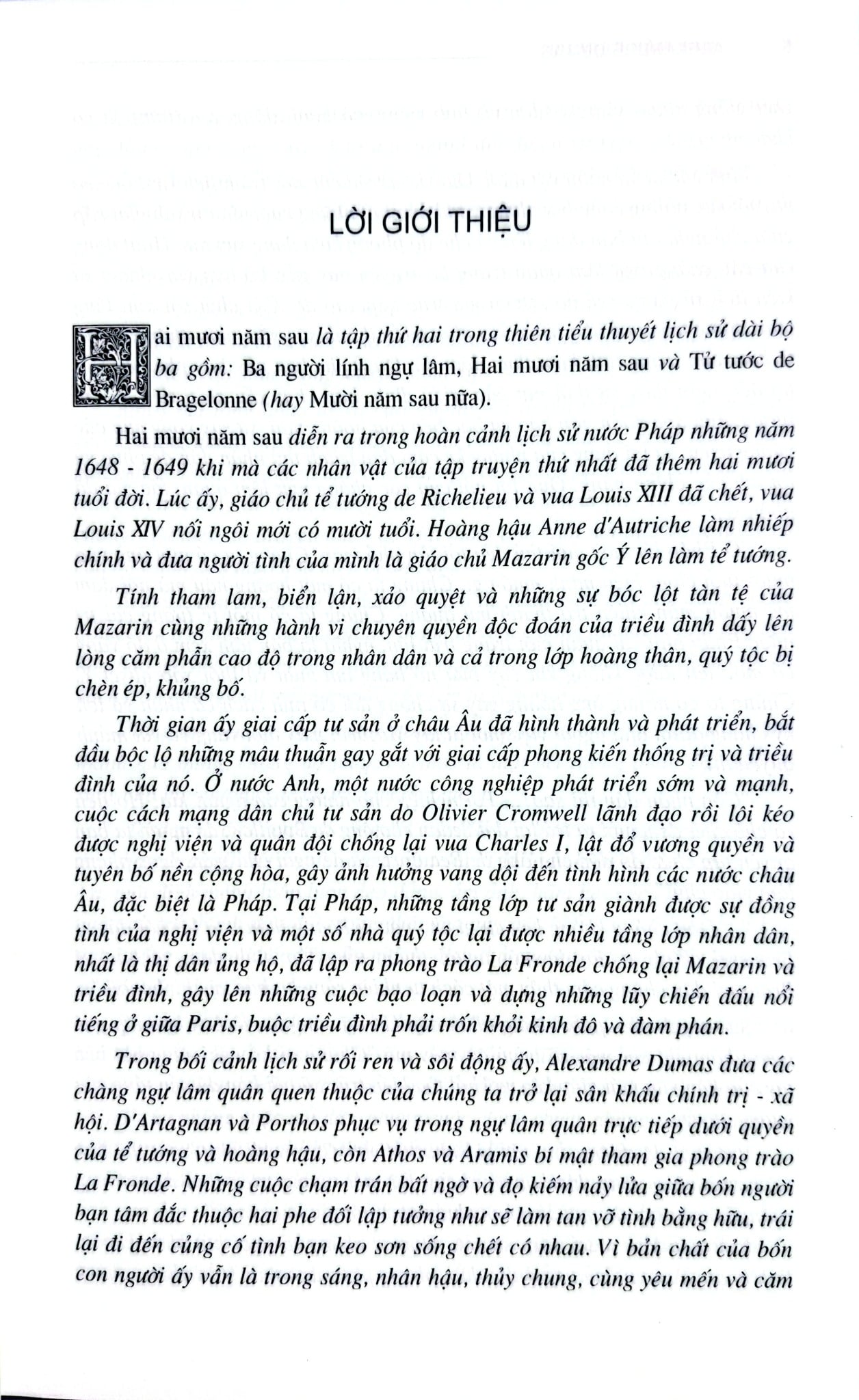 Hai Mươi Năm Sau (Bìa Cứng) - Alexandre Dumas