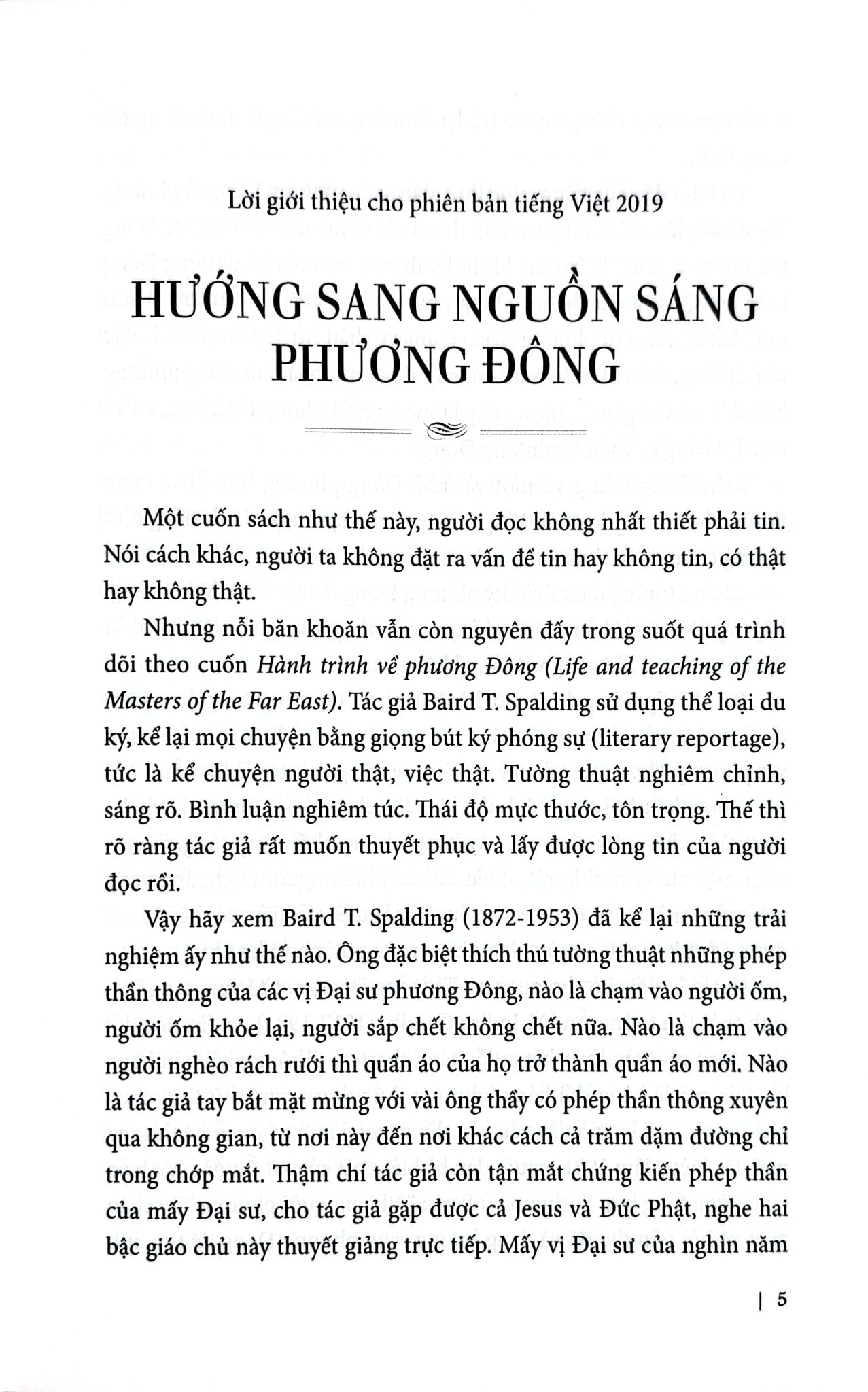 Hành Trình Về Phương Đông (Bìa Cứng) - Baird T.Spalding