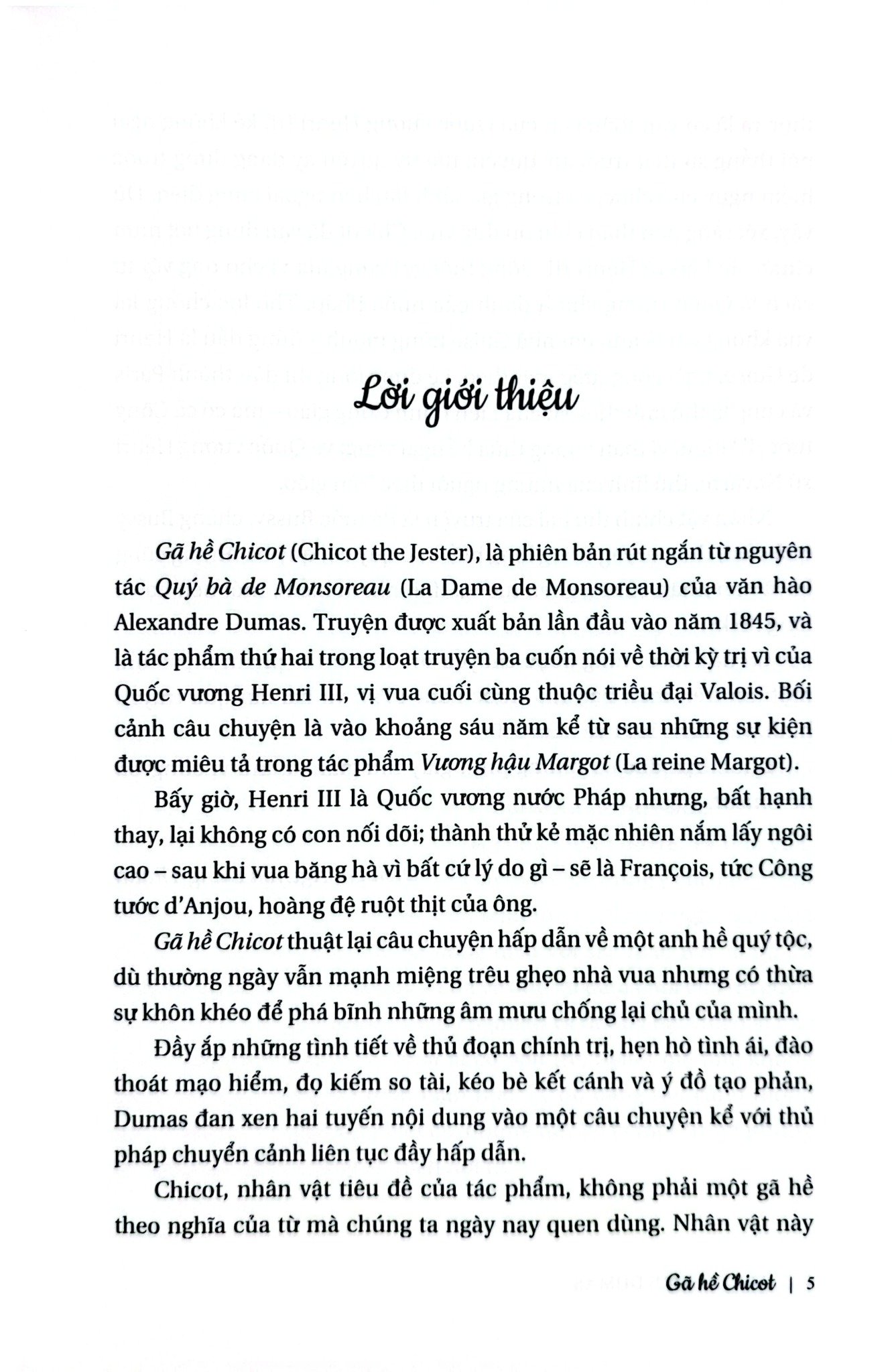 Gã Hề Chicot - Bìa Cứng - Alexandre Dumas
