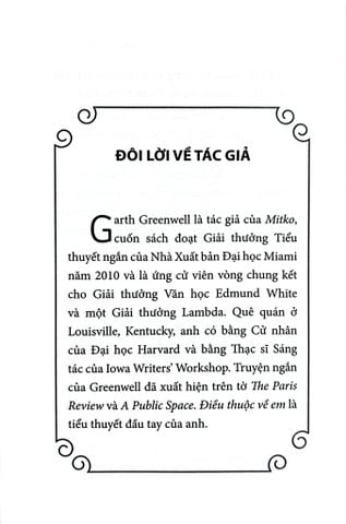  Điều Thuộc Về Em - Garth Greenwell 