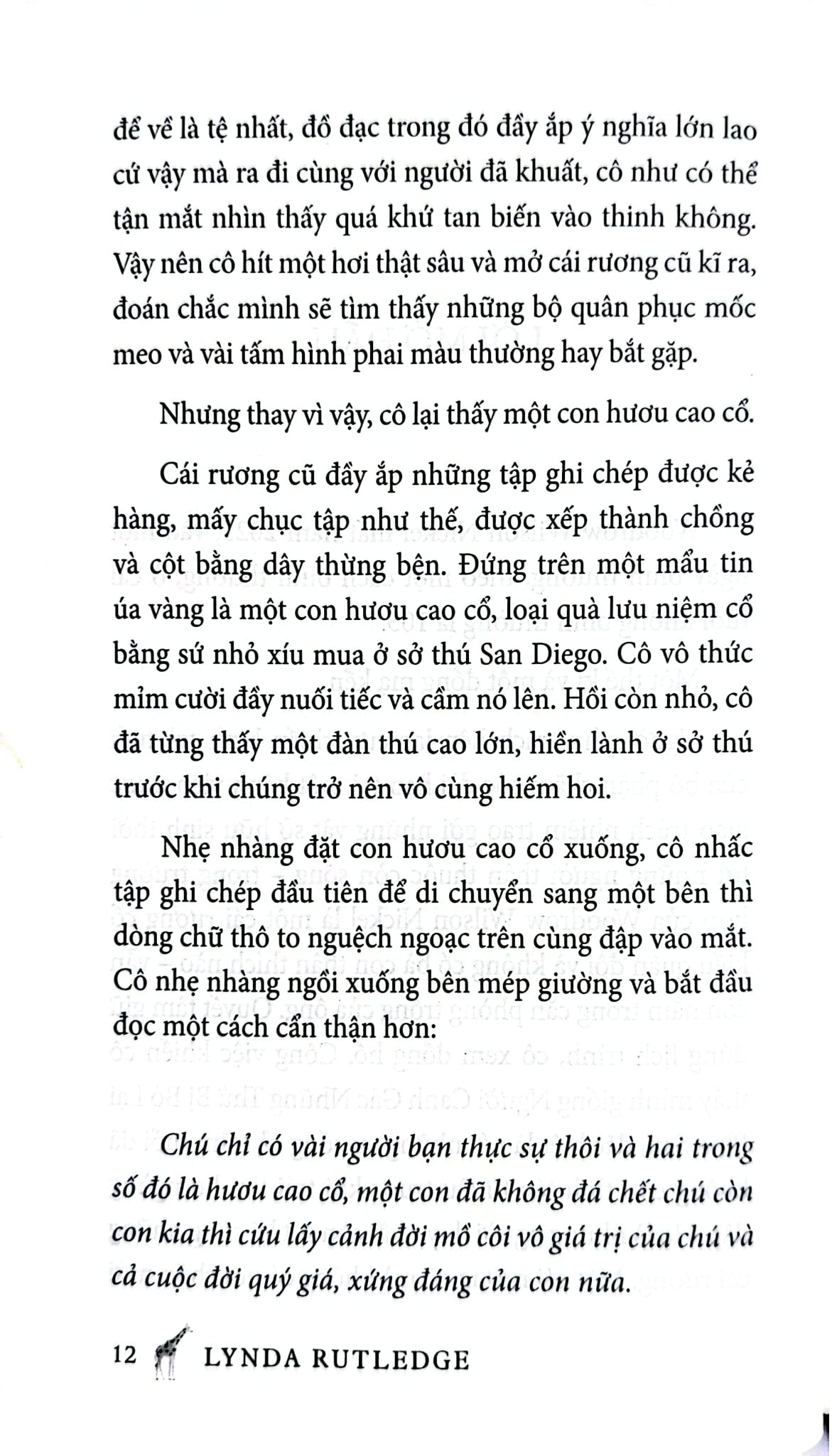 Phía Tây Có Đàn Hươu Cao Cổ - Lynda Rutledge