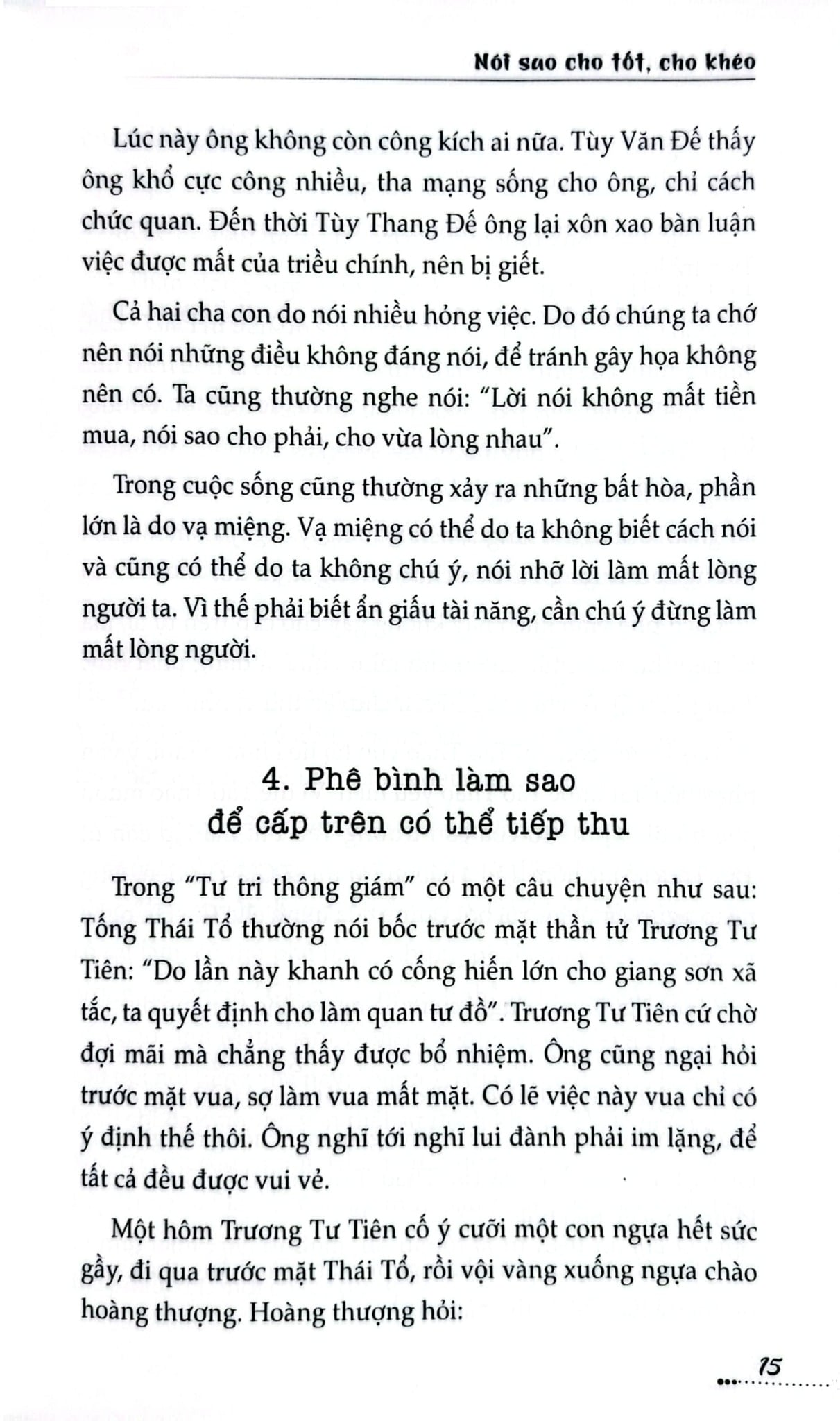 Tủ Sách Kỹ Năng - Nói Sao Cho Tốt, Cho Khéo - Mênh Mông