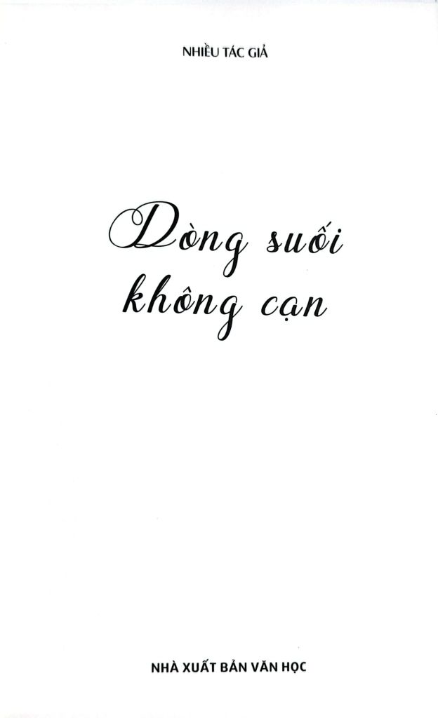 Sách Dòng Suối Không Cạn - Nhiều Tác Giả