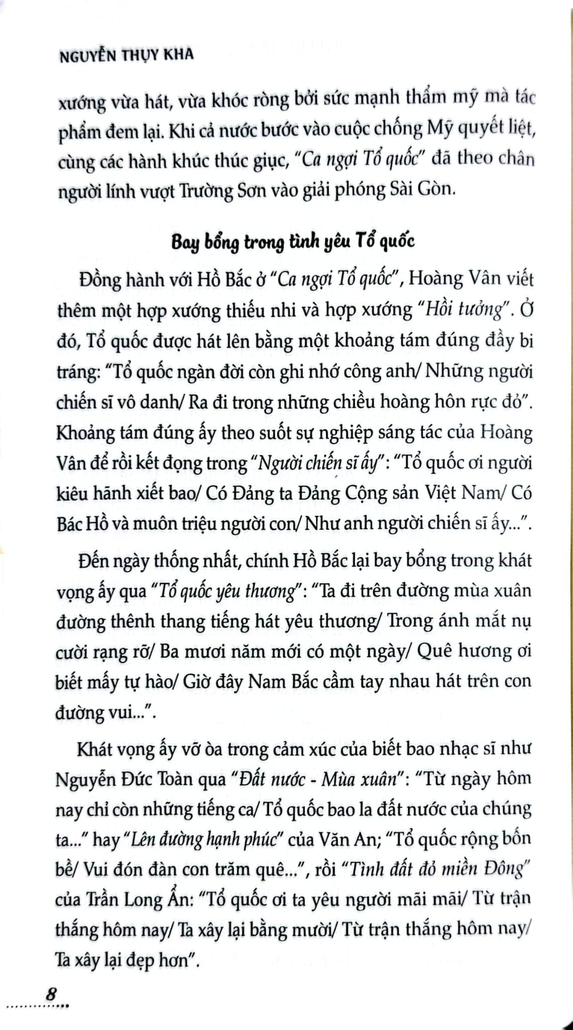 Khát Vọng Tổ Quốc Trong Giai Điệu Việt Nam - Nguyễn Thụy Kha