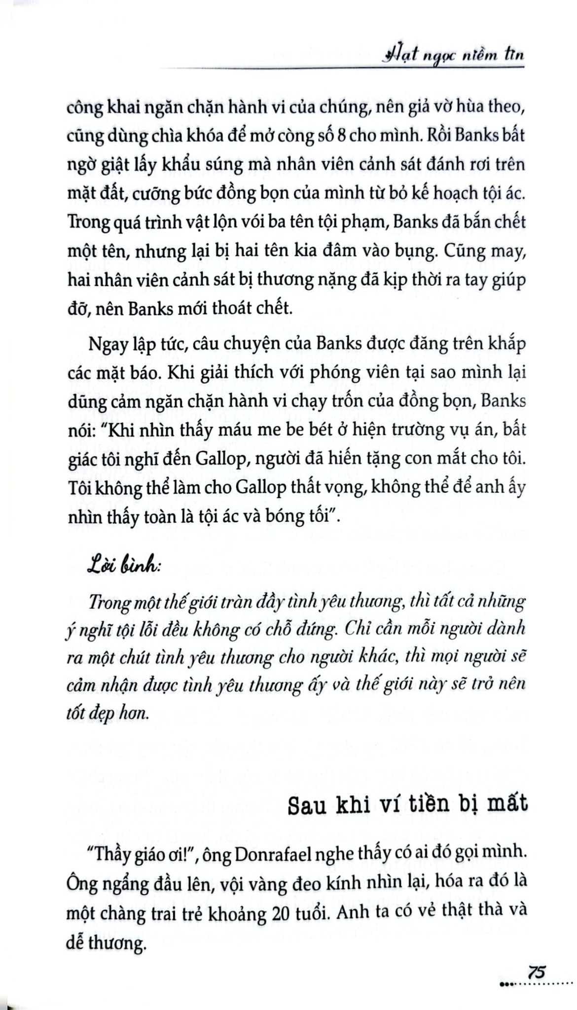 Tủ Sách Kỹ Năng - Hạt Ngọc Niềm Tin - Trần Giang Sơn