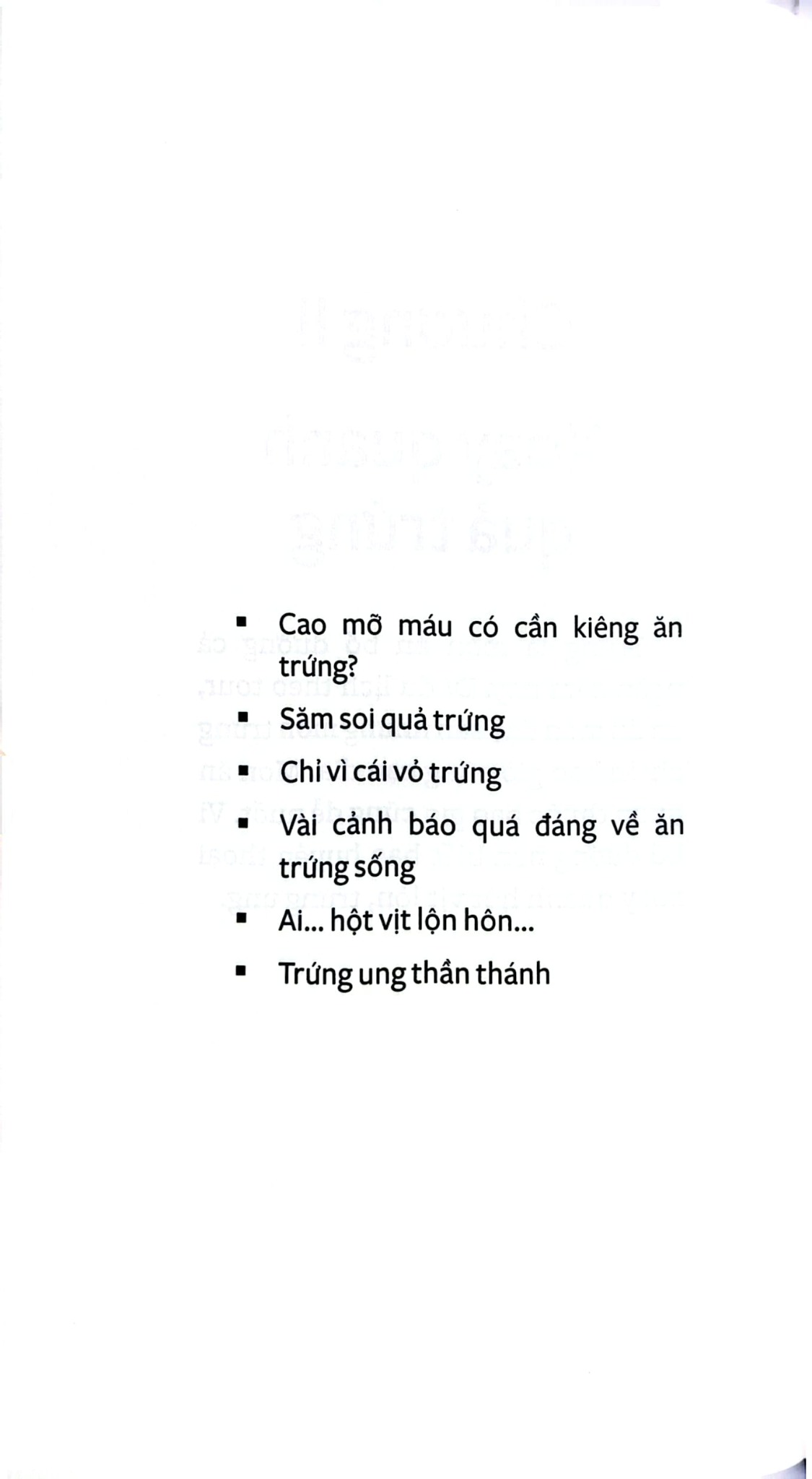 Bộ Sách Ăn Để Sướng Hay Ăn Để Sợ? - Vũ Thế Thành