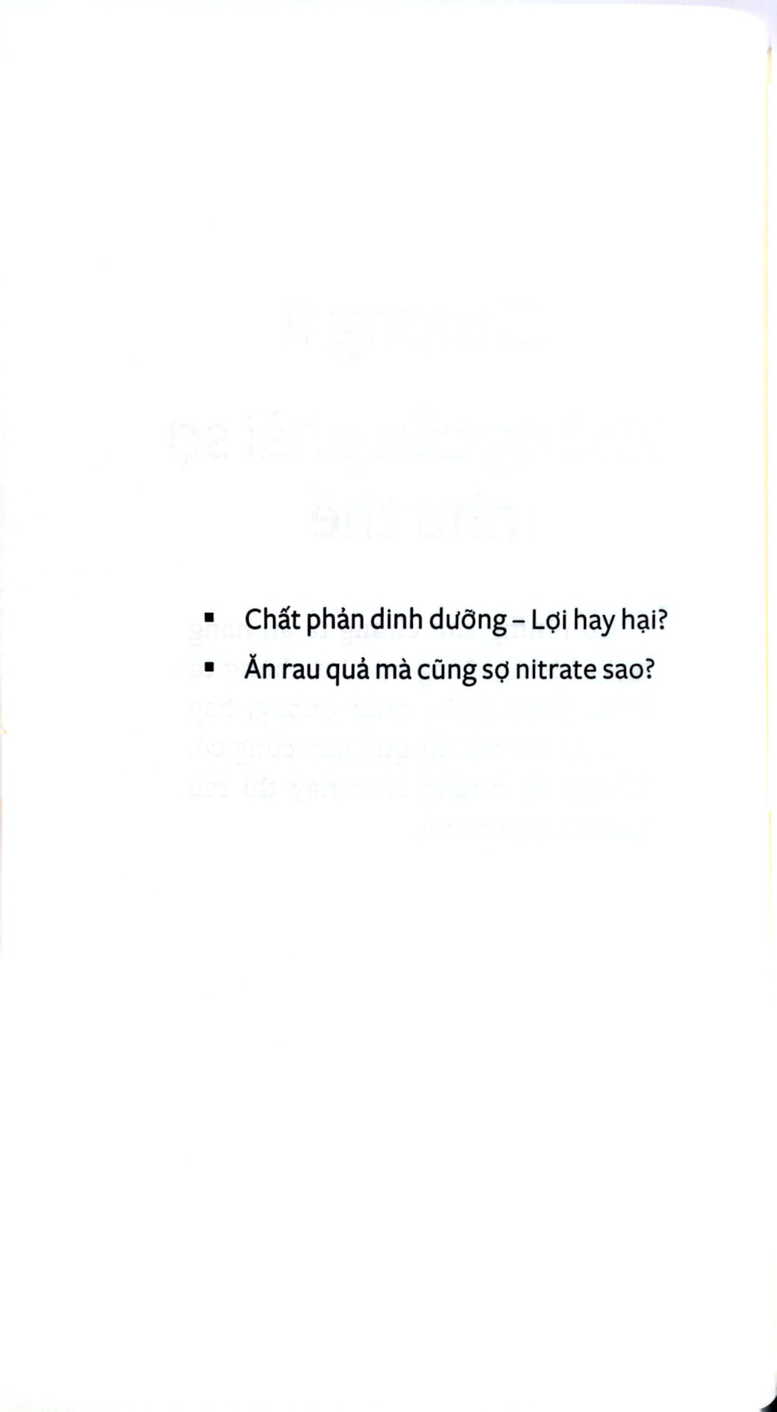Bộ Sách Ăn Để Sướng Hay Ăn Để Sợ? - Vũ Thế Thành