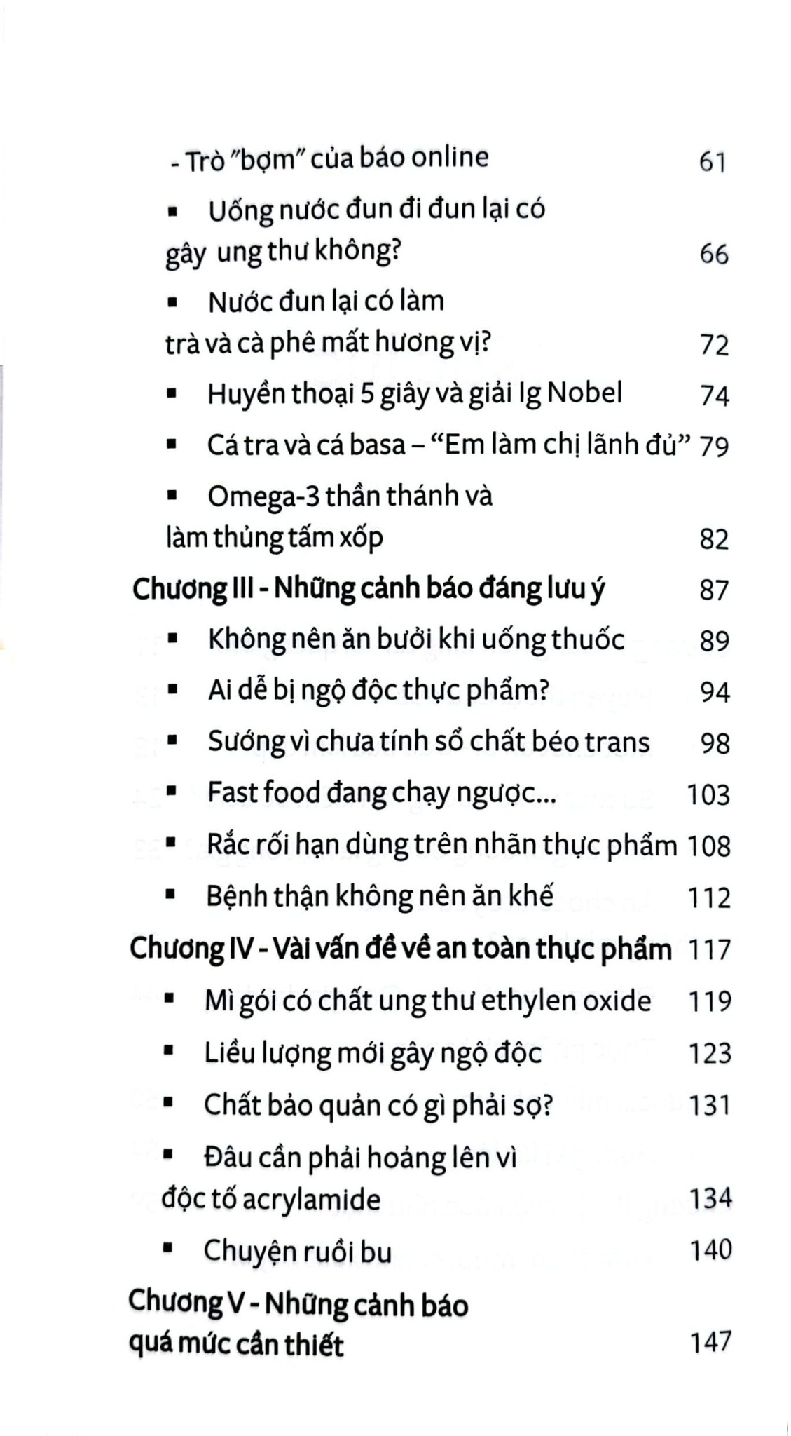 Bộ Sách Ăn Để Sướng Hay Ăn Để Sợ? - Vũ Thế Thành