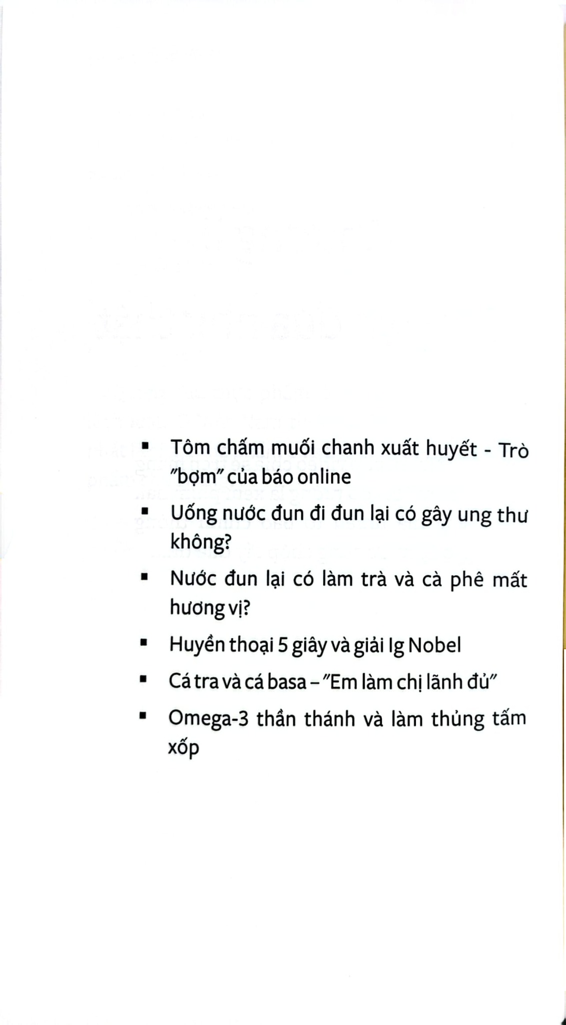 Bộ Sách Ăn Để Sướng Hay Ăn Để Sợ? - Vũ Thế Thành