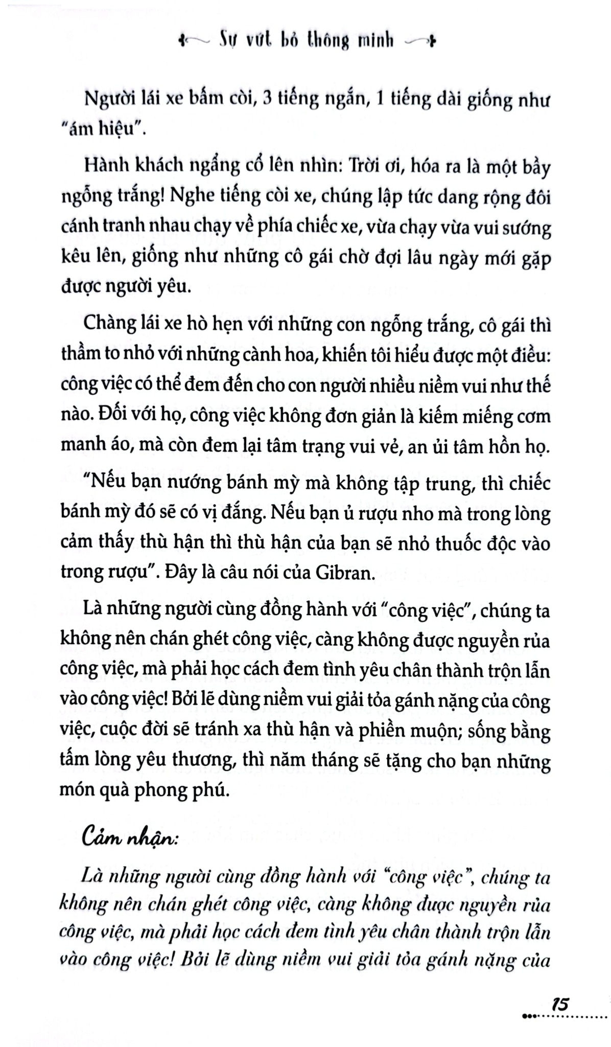 Tủ Sách Kỹ Năng - Sự Vứt Bỏ Thông Minh - Trần Giang Sơn