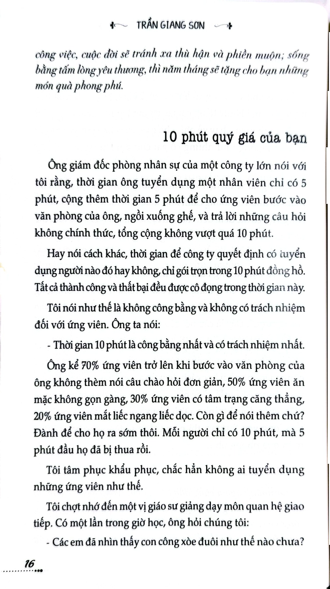 Tủ Sách Kỹ Năng - Sự Vứt Bỏ Thông Minh - Trần Giang Sơn