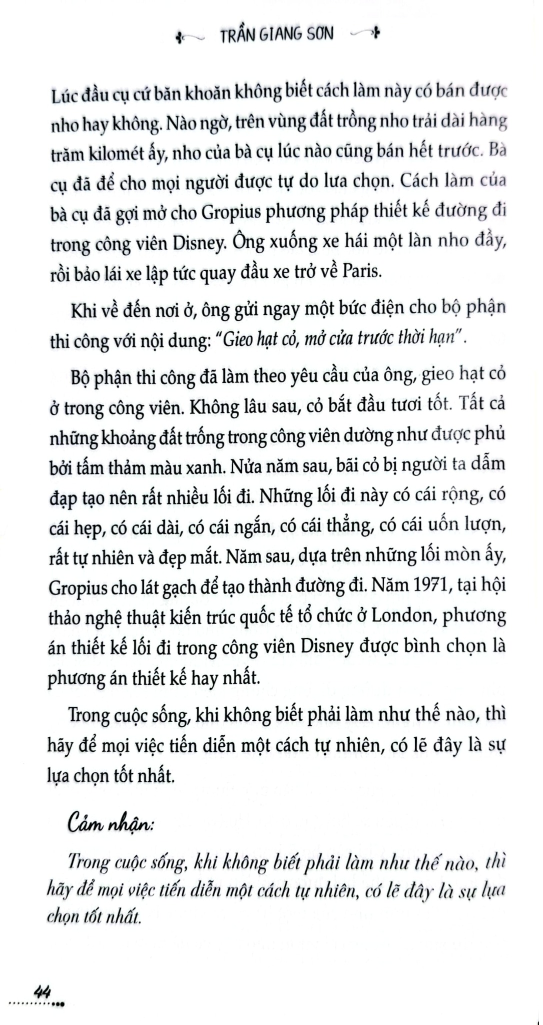 Tủ Sách Kỹ Năng - Sự Vứt Bỏ Thông Minh - Trần Giang Sơn