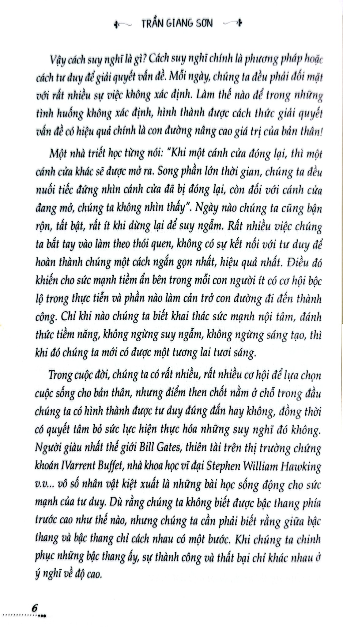 Tủ Sách Kỹ Năng - Sự Vứt Bỏ Thông Minh - Trần Giang Sơn