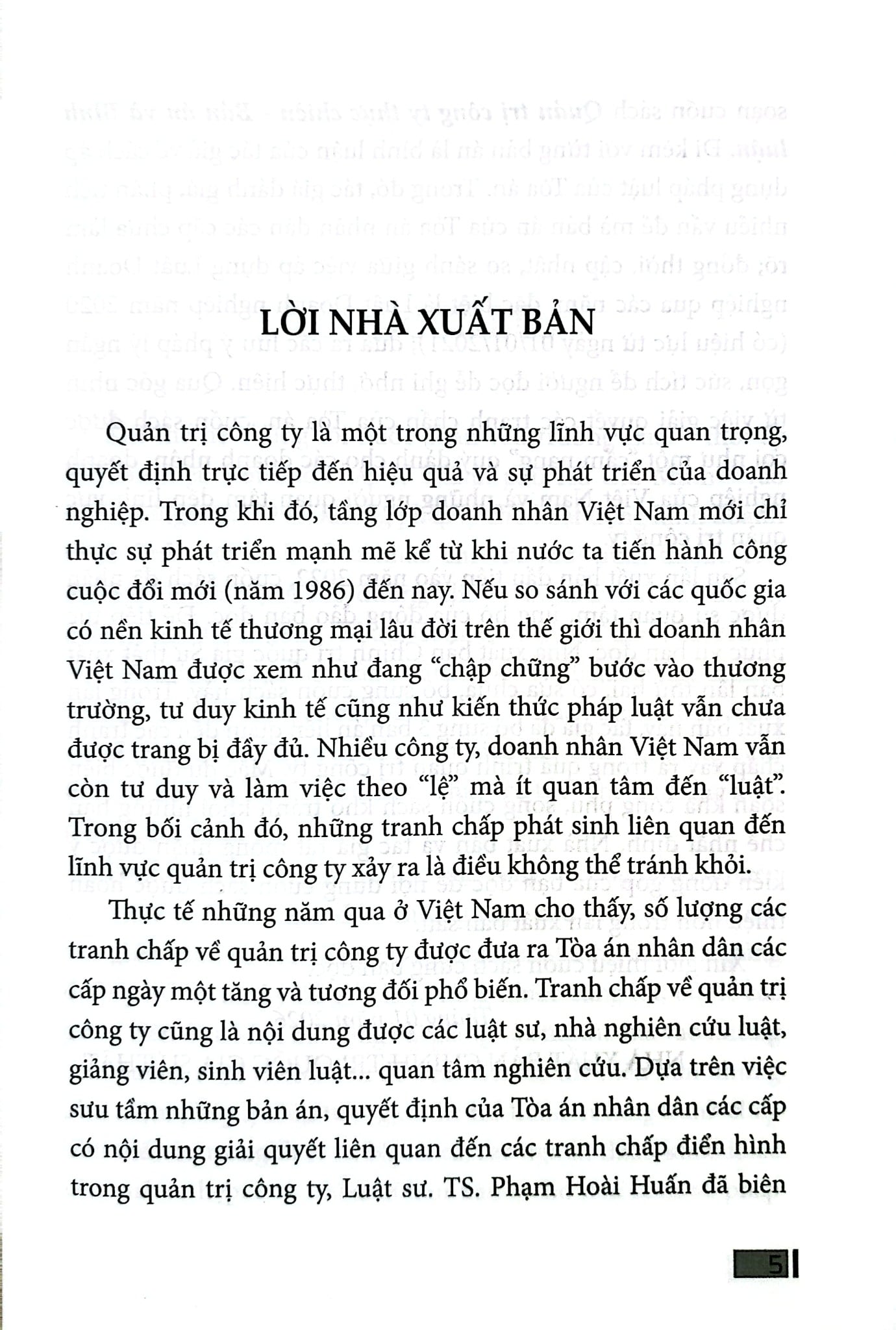 Quản Trị Công Ty Thực Chiến - Bản Án Và Bình Luận - LS.TS. Phạm Hoài Huấn