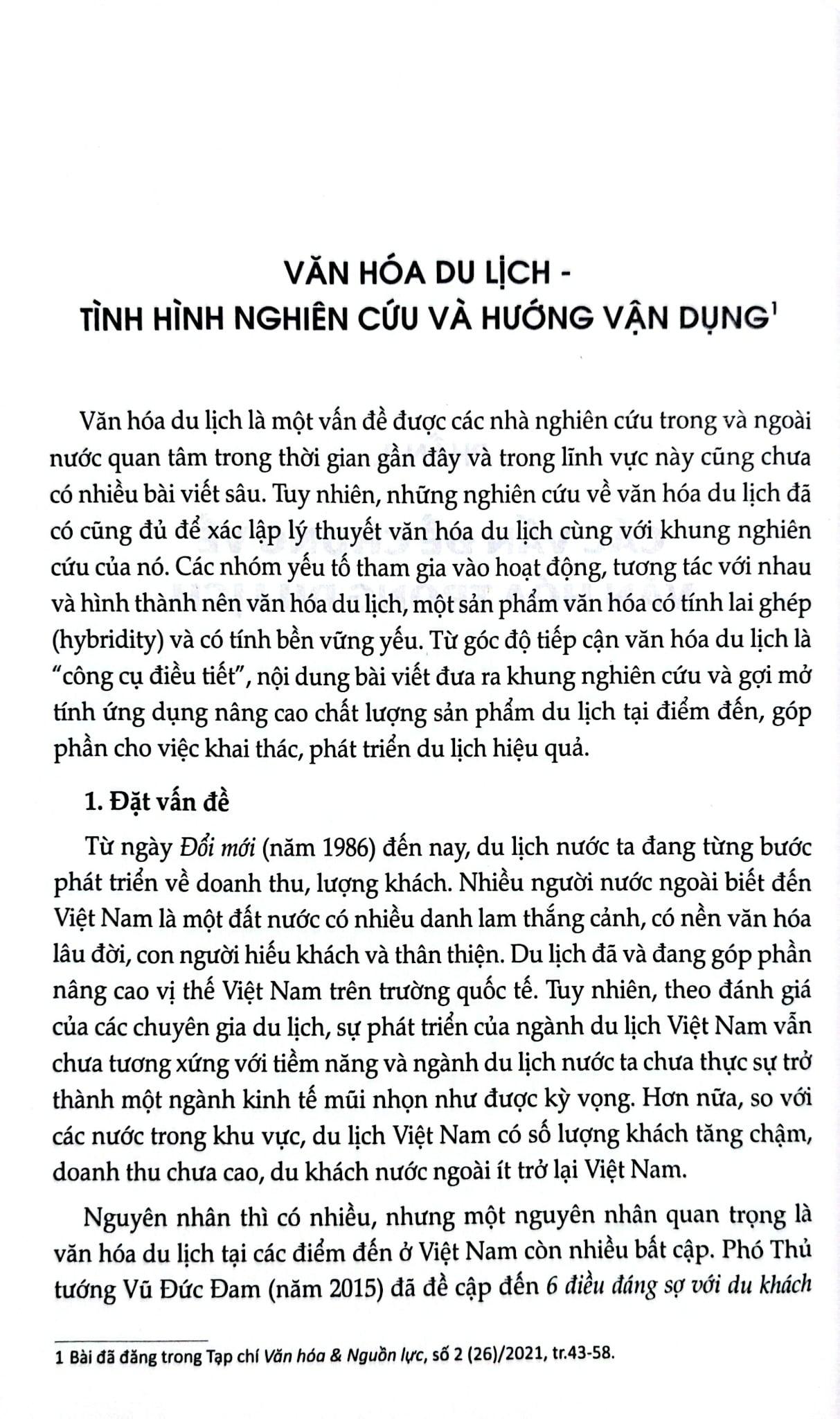 Văn Hóa Và Du Lịch Việt Nam - Võ Văn Thành