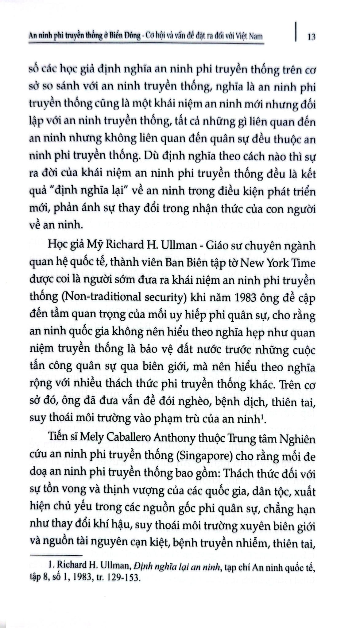 Chủ Quyền Biển Đảo Là Thiêng Liêng Và Bất Khả Xâm Phạm - An Ninh Phi Truyền Thống Ở Biển Đông: Cơ Hội Và Vấn Đề Đặt Ra Đối Với Việt Nam - TS. Nguyễn Xuân Cường