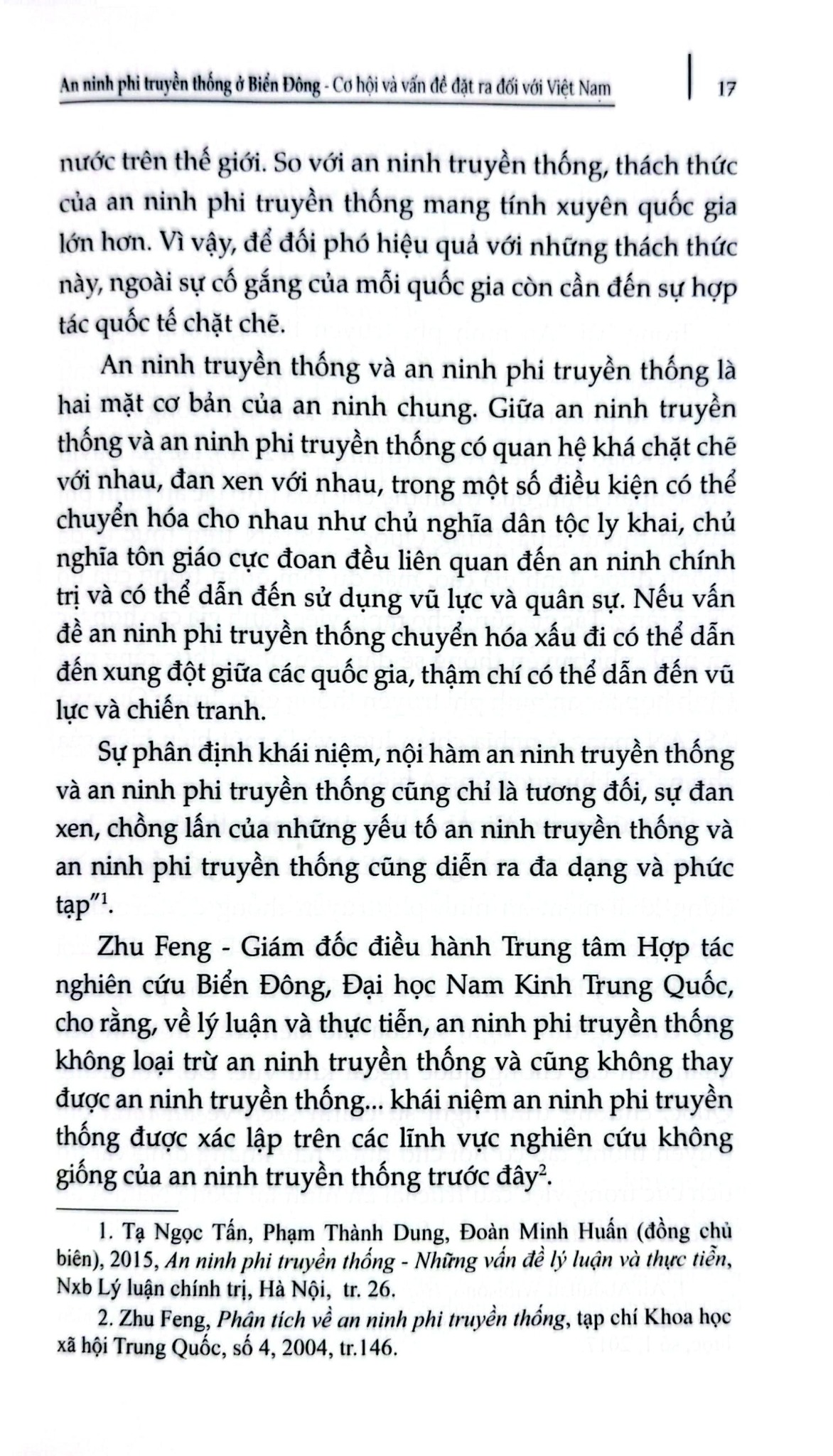 Chủ Quyền Biển Đảo Là Thiêng Liêng Và Bất Khả Xâm Phạm - An Ninh Phi Truyền Thống Ở Biển Đông: Cơ Hội Và Vấn Đề Đặt Ra Đối Với Việt Nam - TS. Nguyễn Xuân Cường