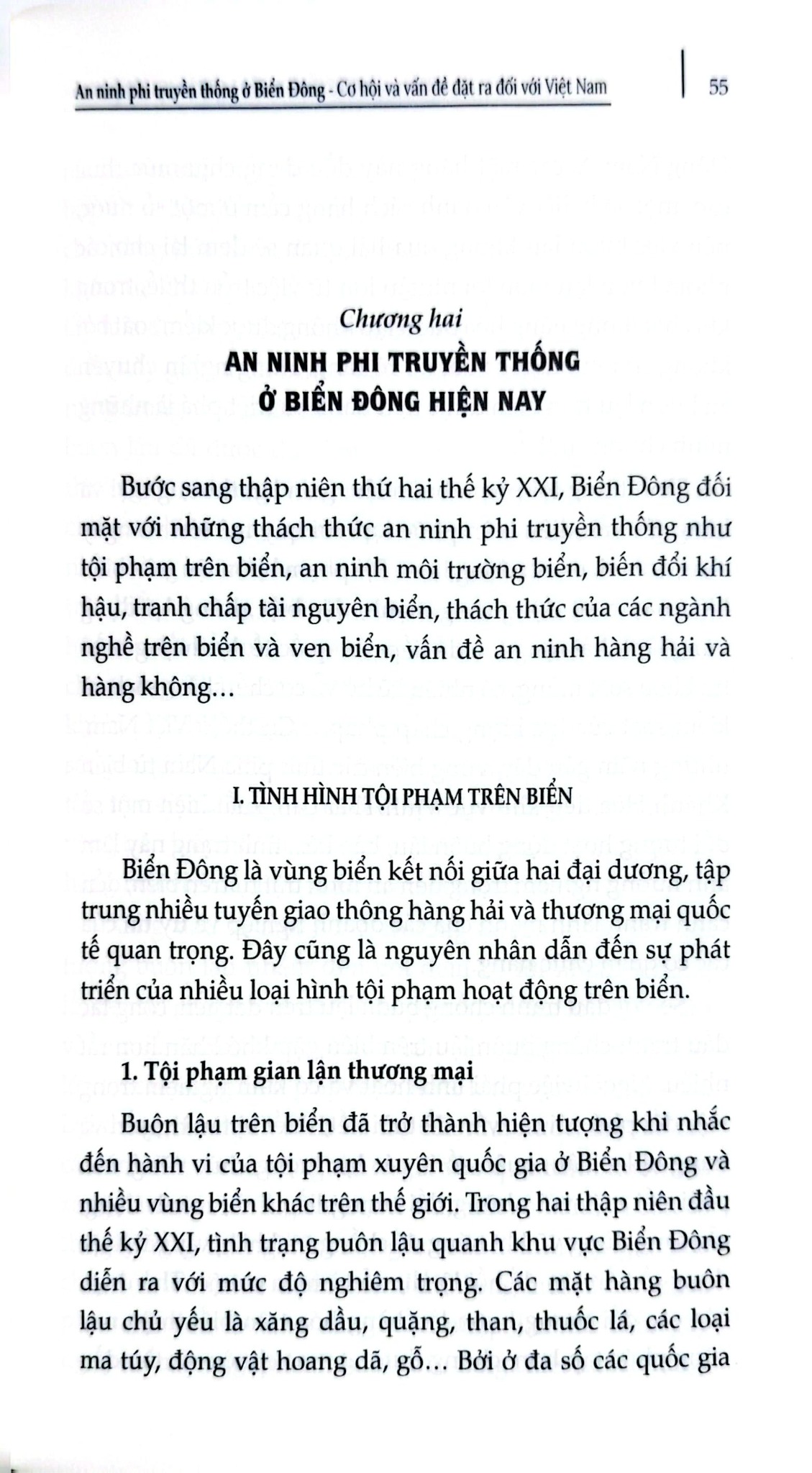 Chủ Quyền Biển Đảo Là Thiêng Liêng Và Bất Khả Xâm Phạm - An Ninh Phi Truyền Thống Ở Biển Đông: Cơ Hội Và Vấn Đề Đặt Ra Đối Với Việt Nam - TS. Nguyễn Xuân Cường
