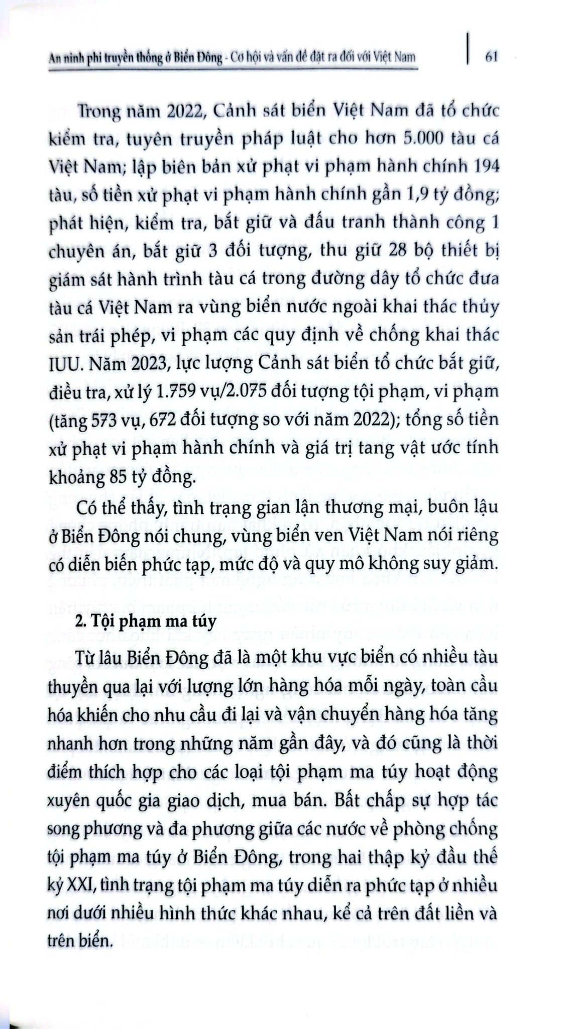 Chủ Quyền Biển Đảo Là Thiêng Liêng Và Bất Khả Xâm Phạm - An Ninh Phi Truyền Thống Ở Biển Đông: Cơ Hội Và Vấn Đề Đặt Ra Đối Với Việt Nam - TS. Nguyễn Xuân Cường