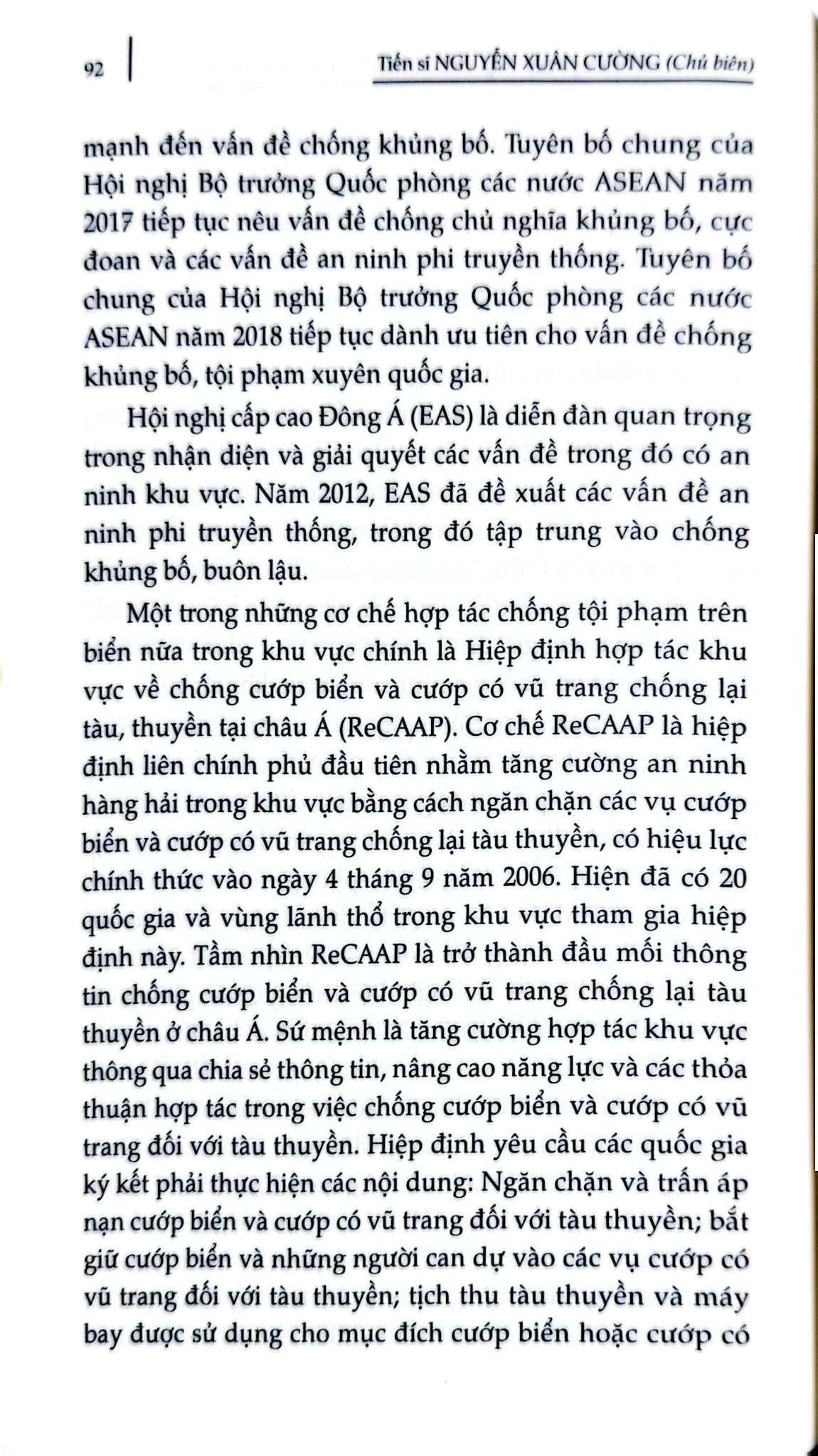 Chủ Quyền Biển Đảo Là Thiêng Liêng Và Bất Khả Xâm Phạm - An Ninh Phi Truyền Thống Ở Biển Đông: Cơ Hội Và Vấn Đề Đặt Ra Đối Với Việt Nam - TS. Nguyễn Xuân Cường