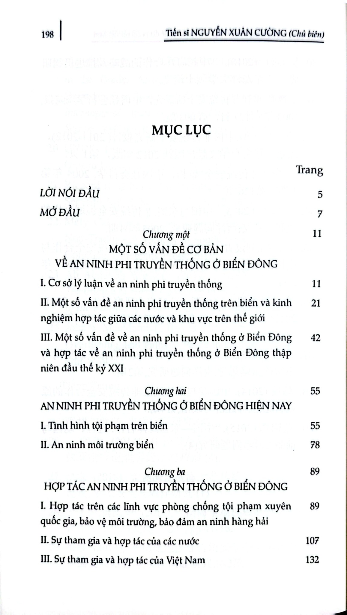 Chủ Quyền Biển Đảo Là Thiêng Liêng Và Bất Khả Xâm Phạm - An Ninh Phi Truyền Thống Ở Biển Đông: Cơ Hội Và Vấn Đề Đặt Ra Đối Với Việt Nam - TS. Nguyễn Xuân Cường