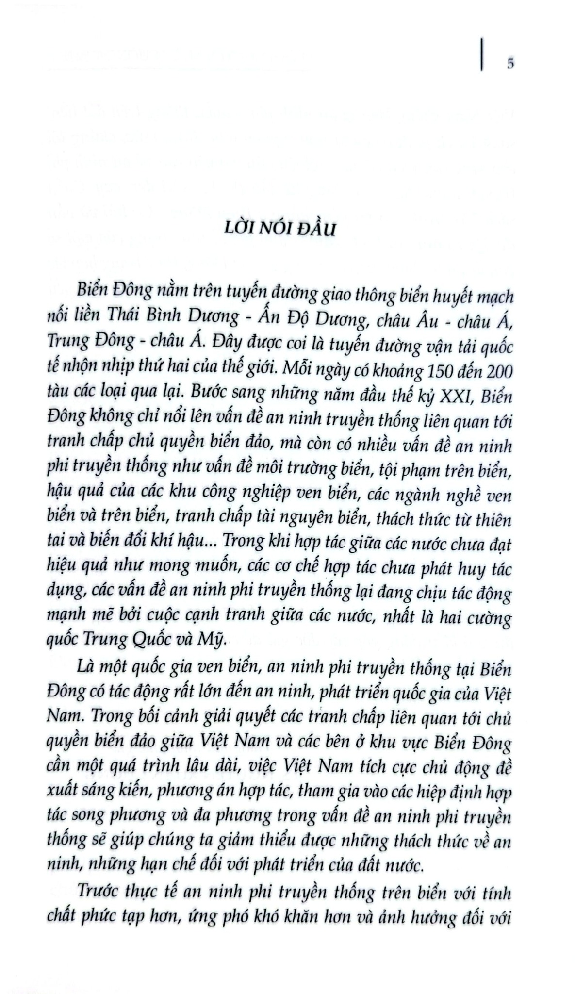 Chủ Quyền Biển Đảo Là Thiêng Liêng Và Bất Khả Xâm Phạm - An Ninh Phi Truyền Thống Ở Biển Đông: Cơ Hội Và Vấn Đề Đặt Ra Đối Với Việt Nam - TS. Nguyễn Xuân Cường