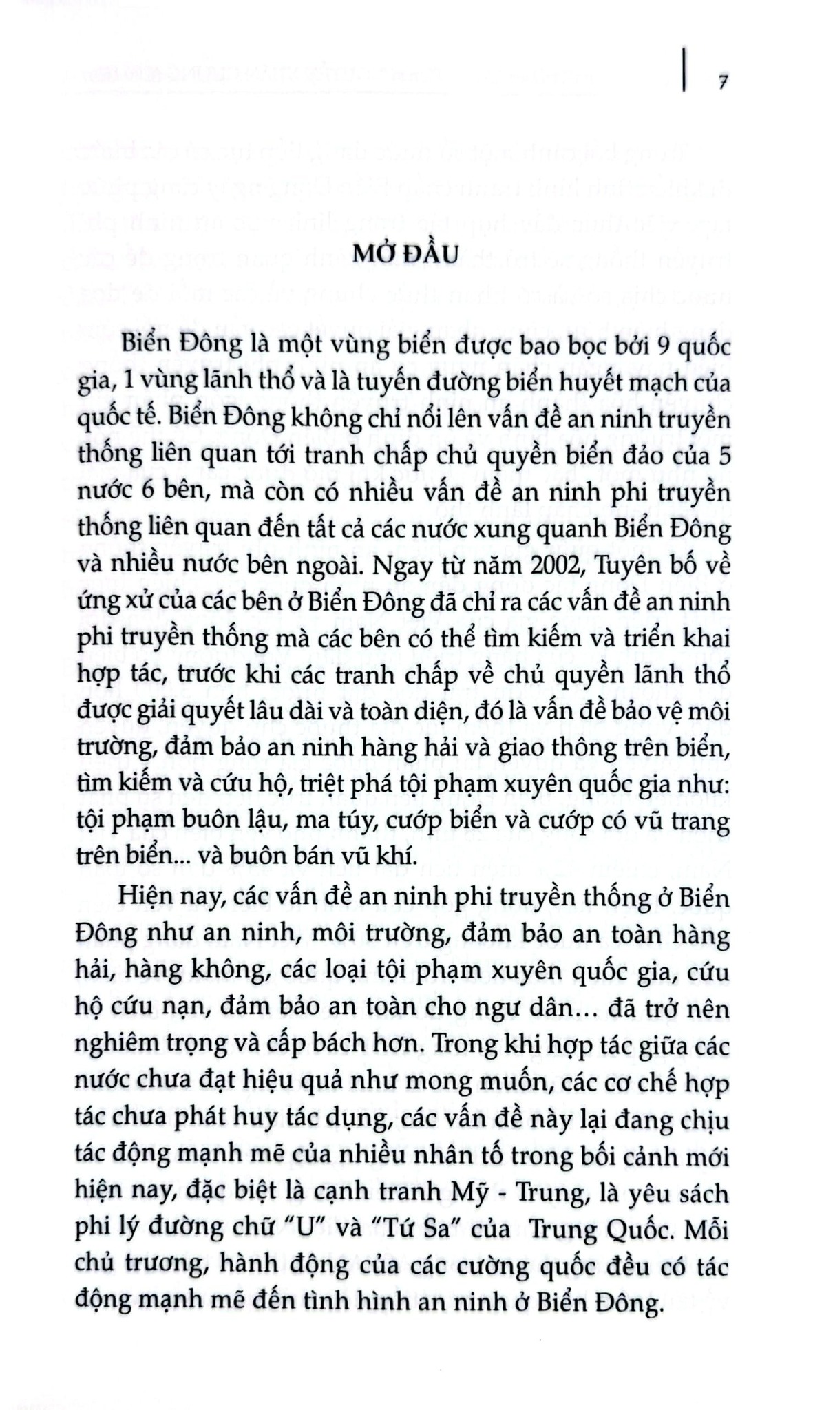 Chủ Quyền Biển Đảo Là Thiêng Liêng Và Bất Khả Xâm Phạm - An Ninh Phi Truyền Thống Ở Biển Đông: Cơ Hội Và Vấn Đề Đặt Ra Đối Với Việt Nam - TS. Nguyễn Xuân Cường
