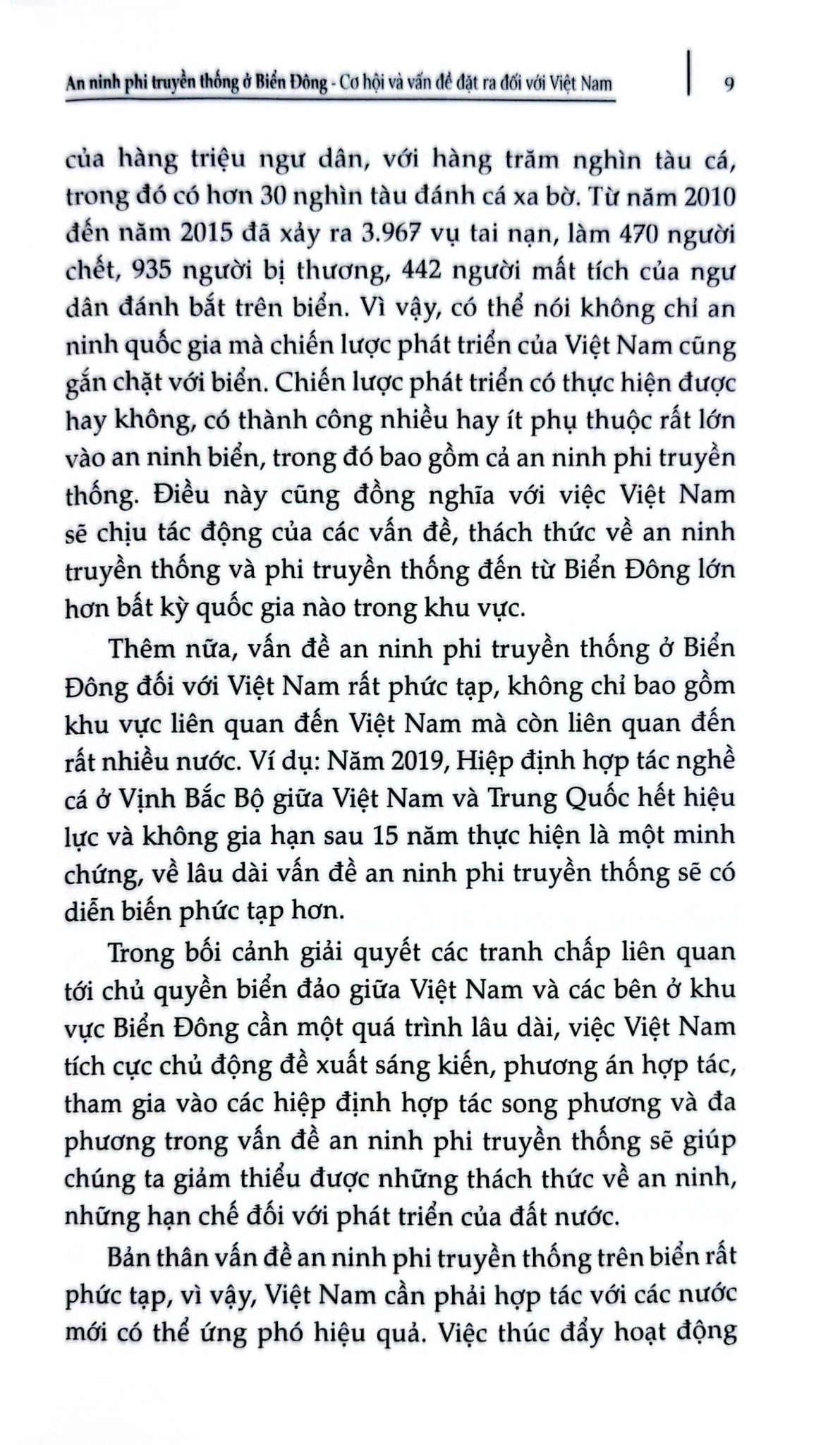 Chủ Quyền Biển Đảo Là Thiêng Liêng Và Bất Khả Xâm Phạm - An Ninh Phi Truyền Thống Ở Biển Đông: Cơ Hội Và Vấn Đề Đặt Ra Đối Với Việt Nam - TS. Nguyễn Xuân Cường
