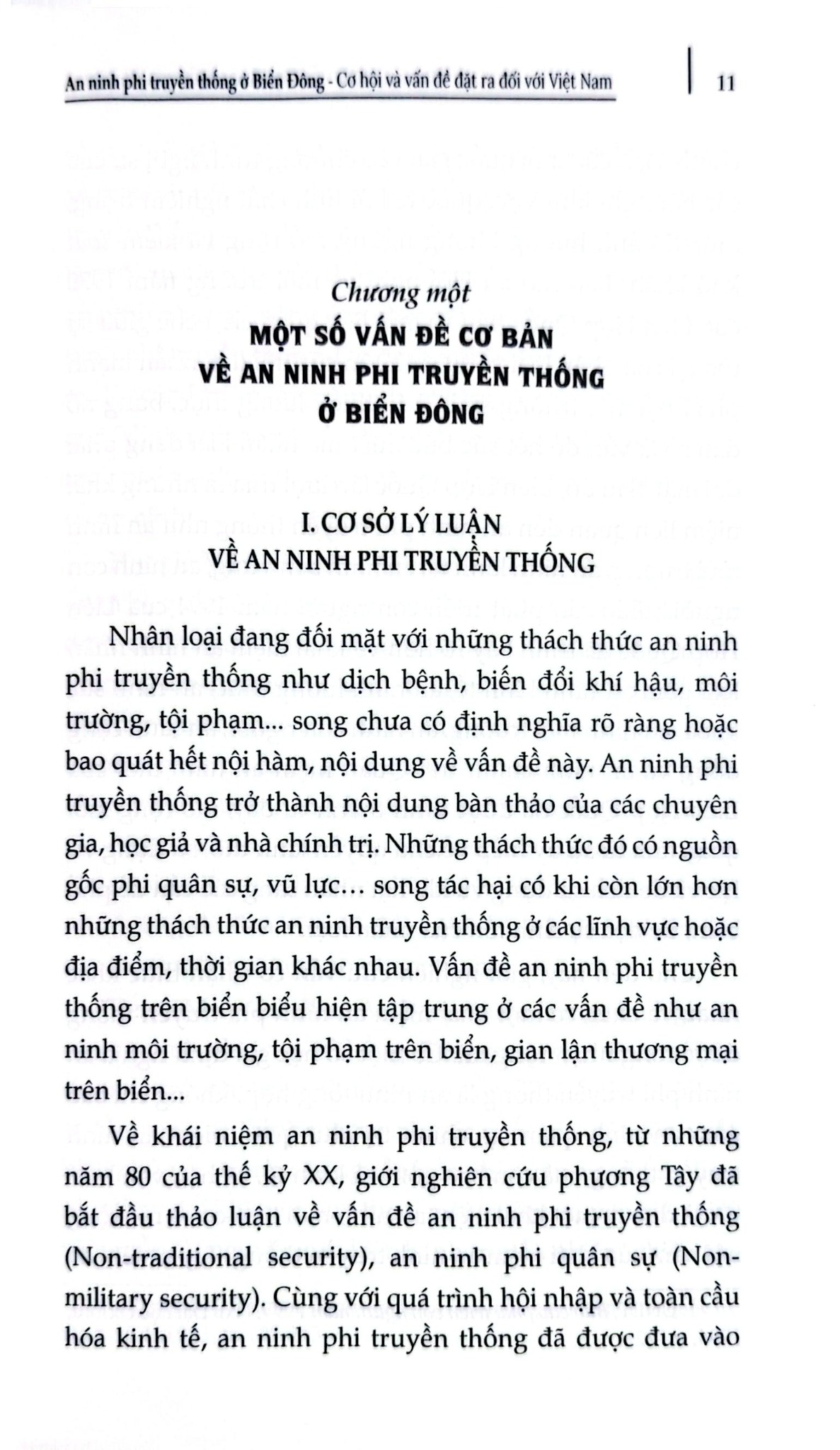 Chủ Quyền Biển Đảo Là Thiêng Liêng Và Bất Khả Xâm Phạm - An Ninh Phi Truyền Thống Ở Biển Đông: Cơ Hội Và Vấn Đề Đặt Ra Đối Với Việt Nam - TS. Nguyễn Xuân Cường