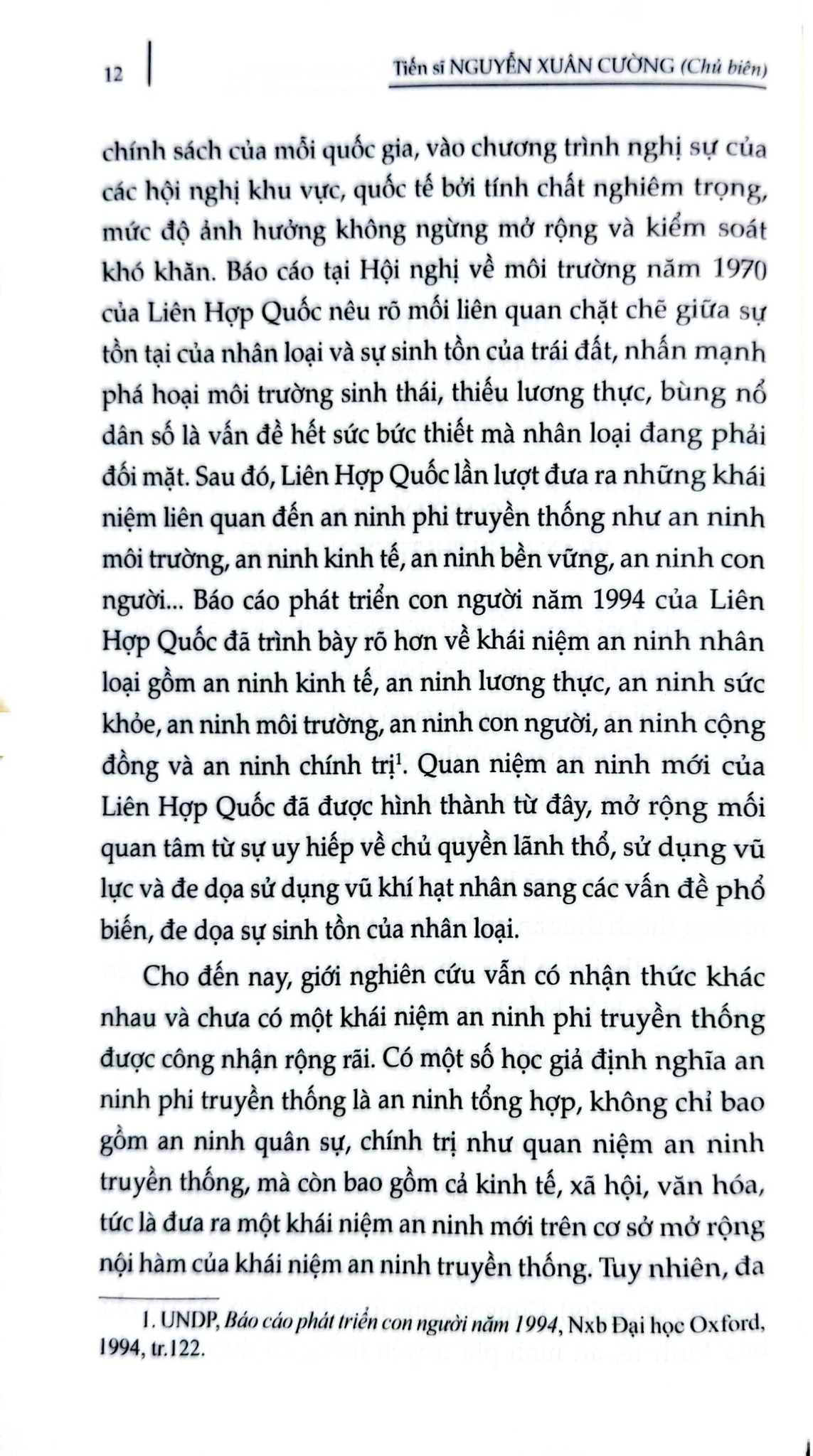 Chủ Quyền Biển Đảo Là Thiêng Liêng Và Bất Khả Xâm Phạm - An Ninh Phi Truyền Thống Ở Biển Đông: Cơ Hội Và Vấn Đề Đặt Ra Đối Với Việt Nam - TS. Nguyễn Xuân Cường