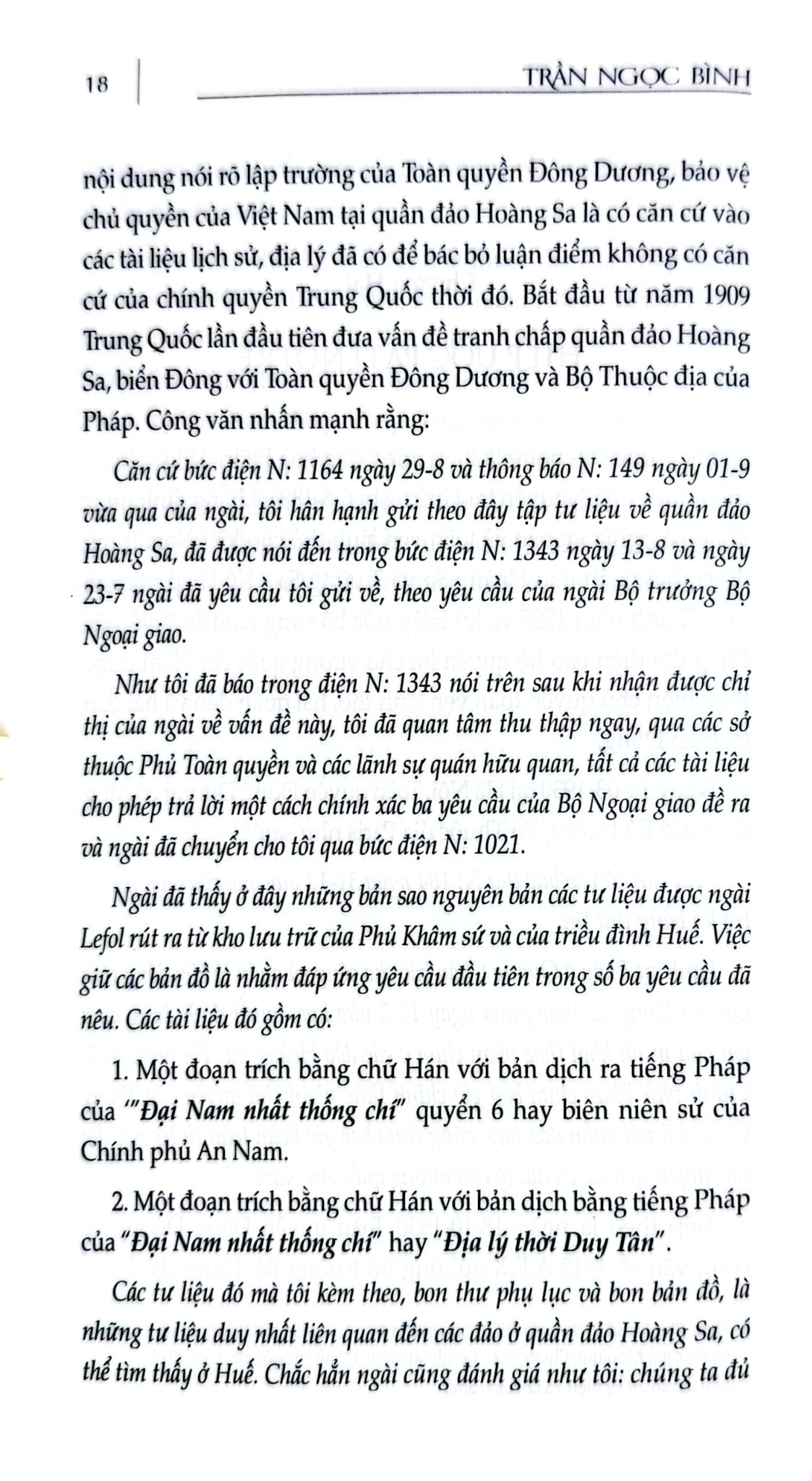 Chủ Quyền Biển Đảo Là Thiêng Liêng Và Bất Khả Xâm Phạm - Dấu Ấn Hoàng Sa - Trần Ngọc Bình