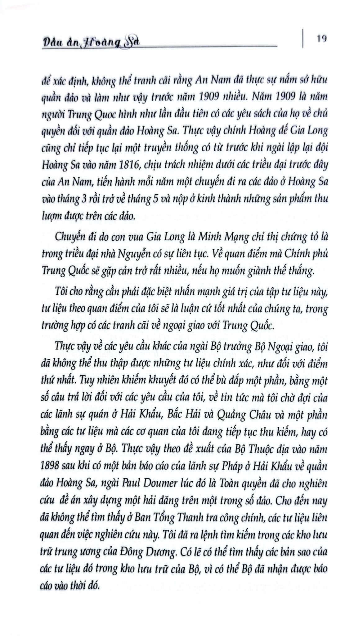 Chủ Quyền Biển Đảo Là Thiêng Liêng Và Bất Khả Xâm Phạm - Dấu Ấn Hoàng Sa - Trần Ngọc Bình