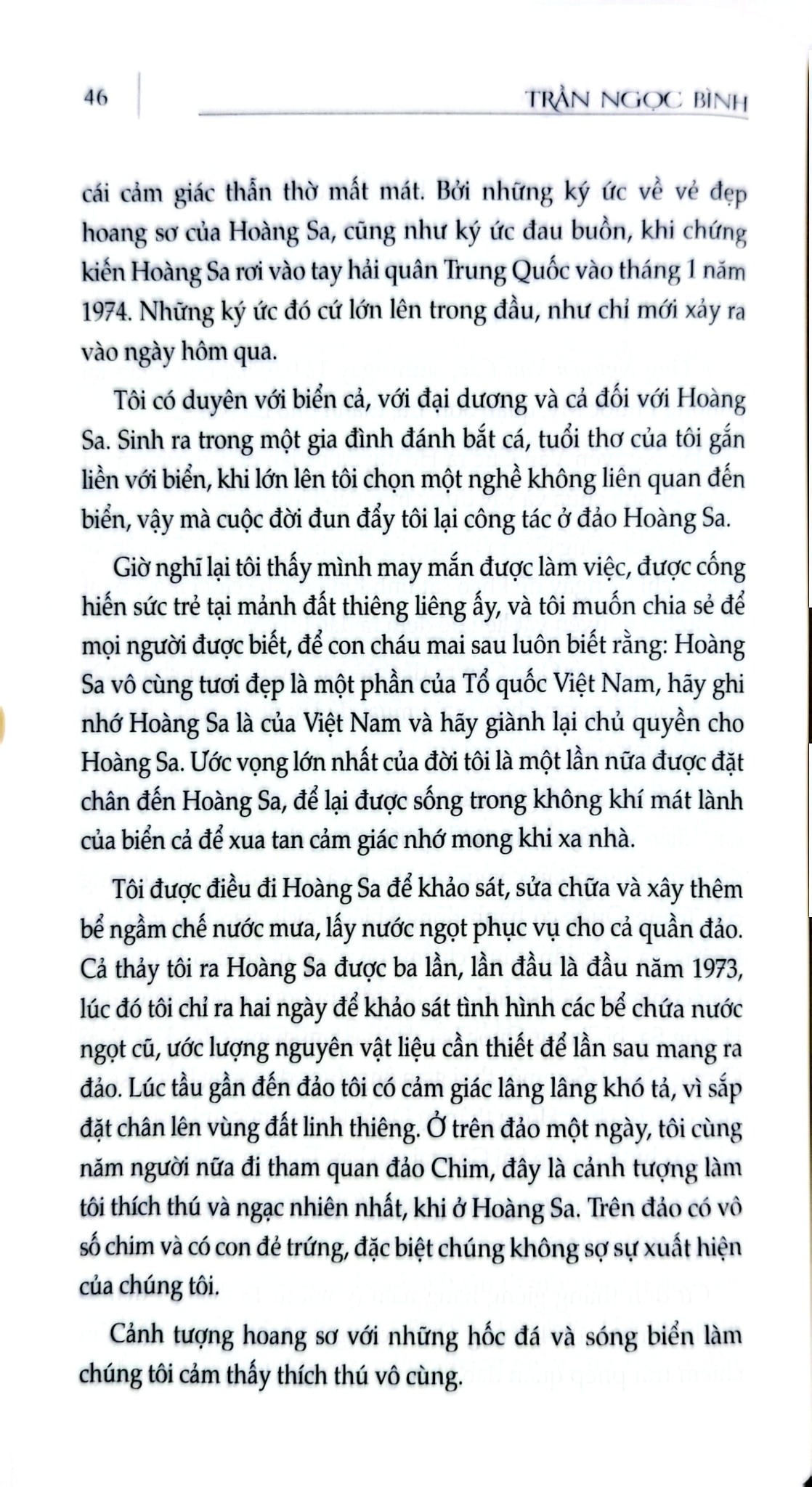 Chủ Quyền Biển Đảo Là Thiêng Liêng Và Bất Khả Xâm Phạm - Dấu Ấn Hoàng Sa - Trần Ngọc Bình