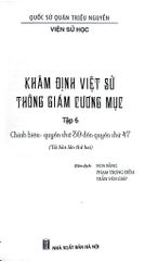 Khâm Định Việt Sử Thông Giám Cương Mục - Bộ 7 Cuốn - Quốc Sử Quán Triều Nguyễn
