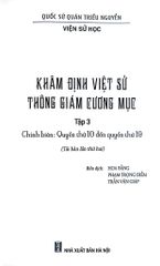 Khâm Định Việt Sử Thông Giám Cương Mục - Bộ 7 Cuốn - Quốc Sử Quán Triều Nguyễn