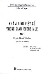 Khâm Định Việt Sử Thông Giám Cương Mục - Bộ 7 Cuốn - Quốc Sử Quán Triều Nguyễn