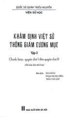 Khâm Định Việt Sử Thông Giám Cương Mục - Bộ 7 Cuốn - Quốc Sử Quán Triều Nguyễn